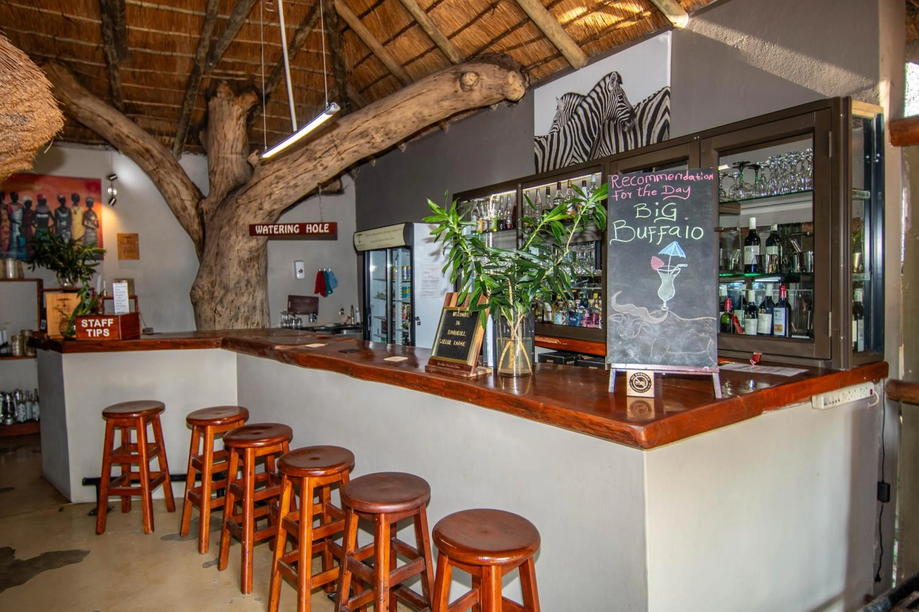Lounge or bar in Thornhill Safari Lodge
