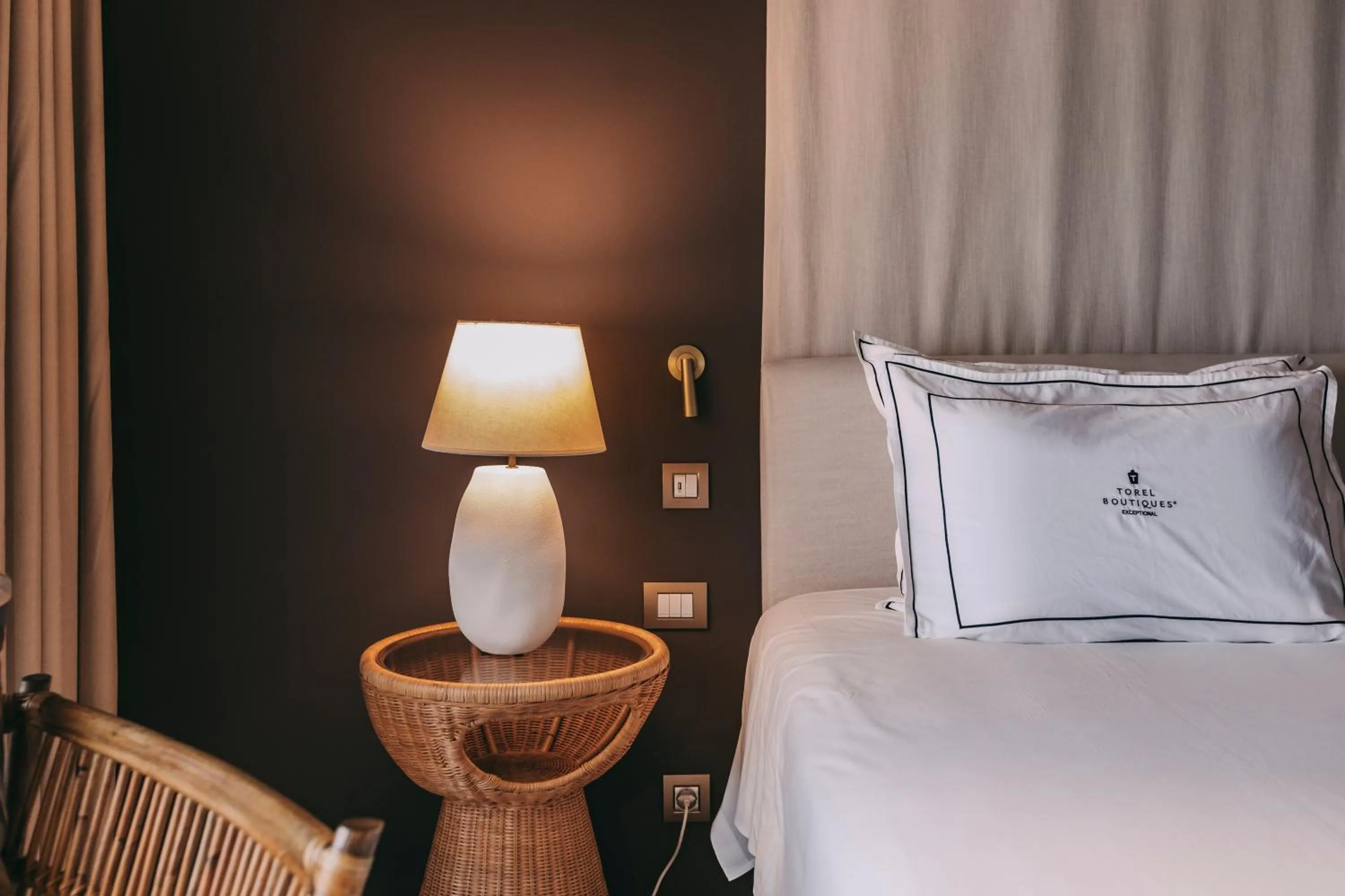 Decorative detail, Bed in Torel Terra Brava