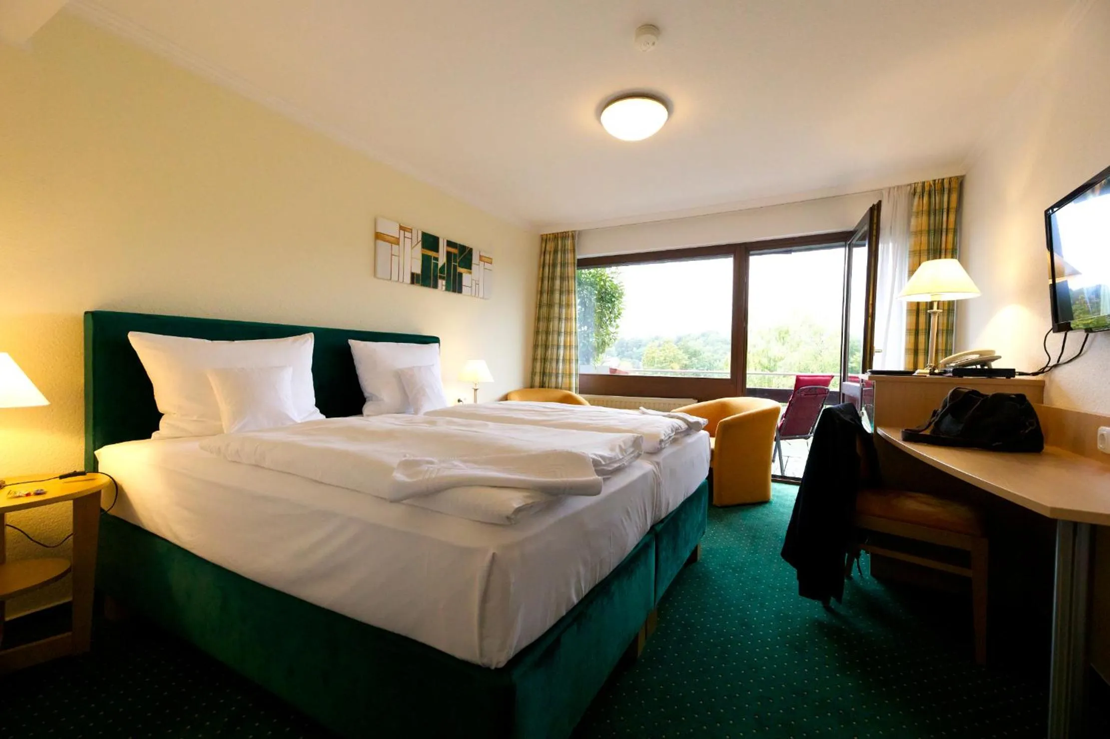 Photo of the whole room, Bed in Parkhotel Hammerberg