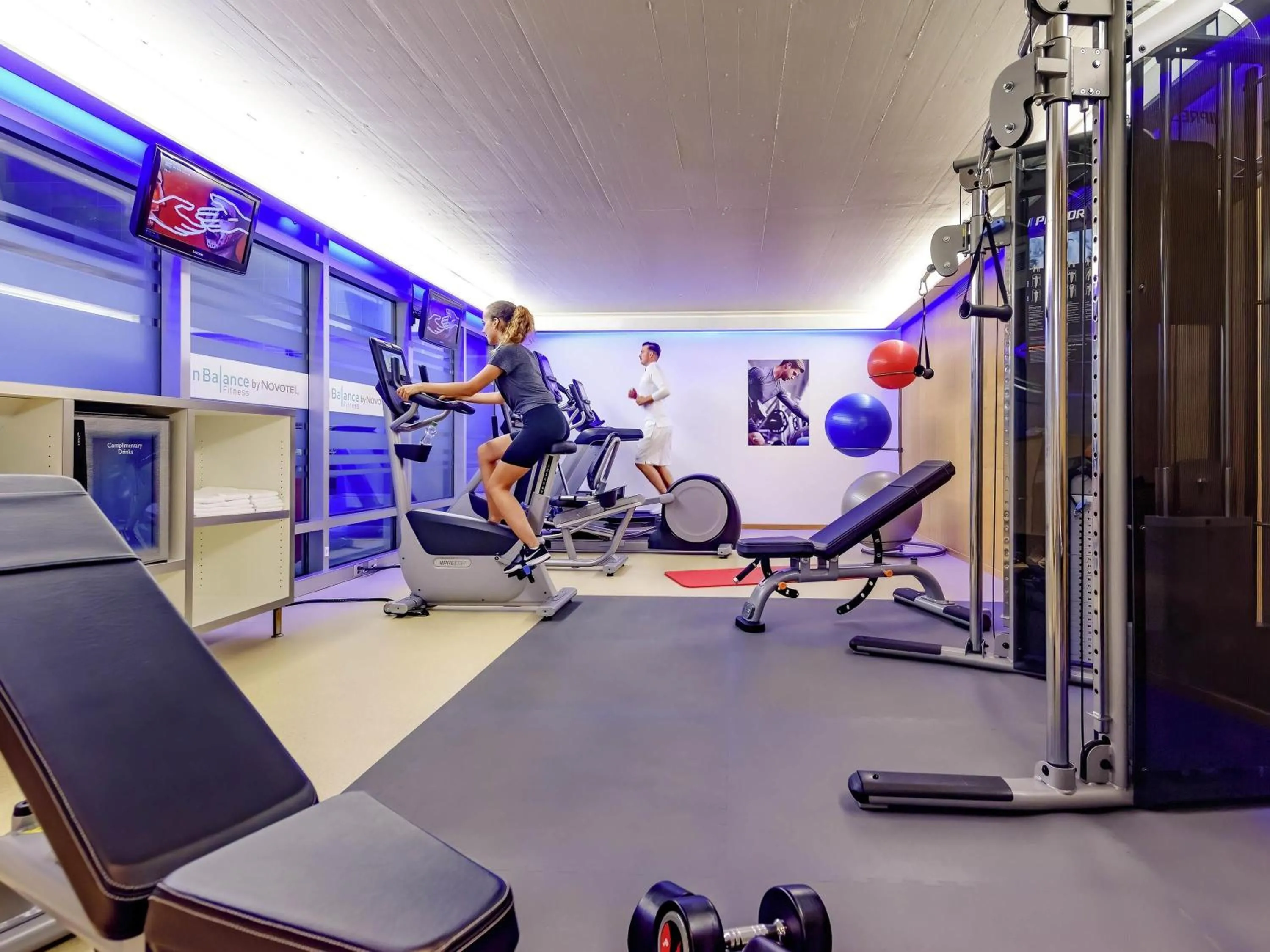 Fitness centre/facilities in Novotel Zurich City West
