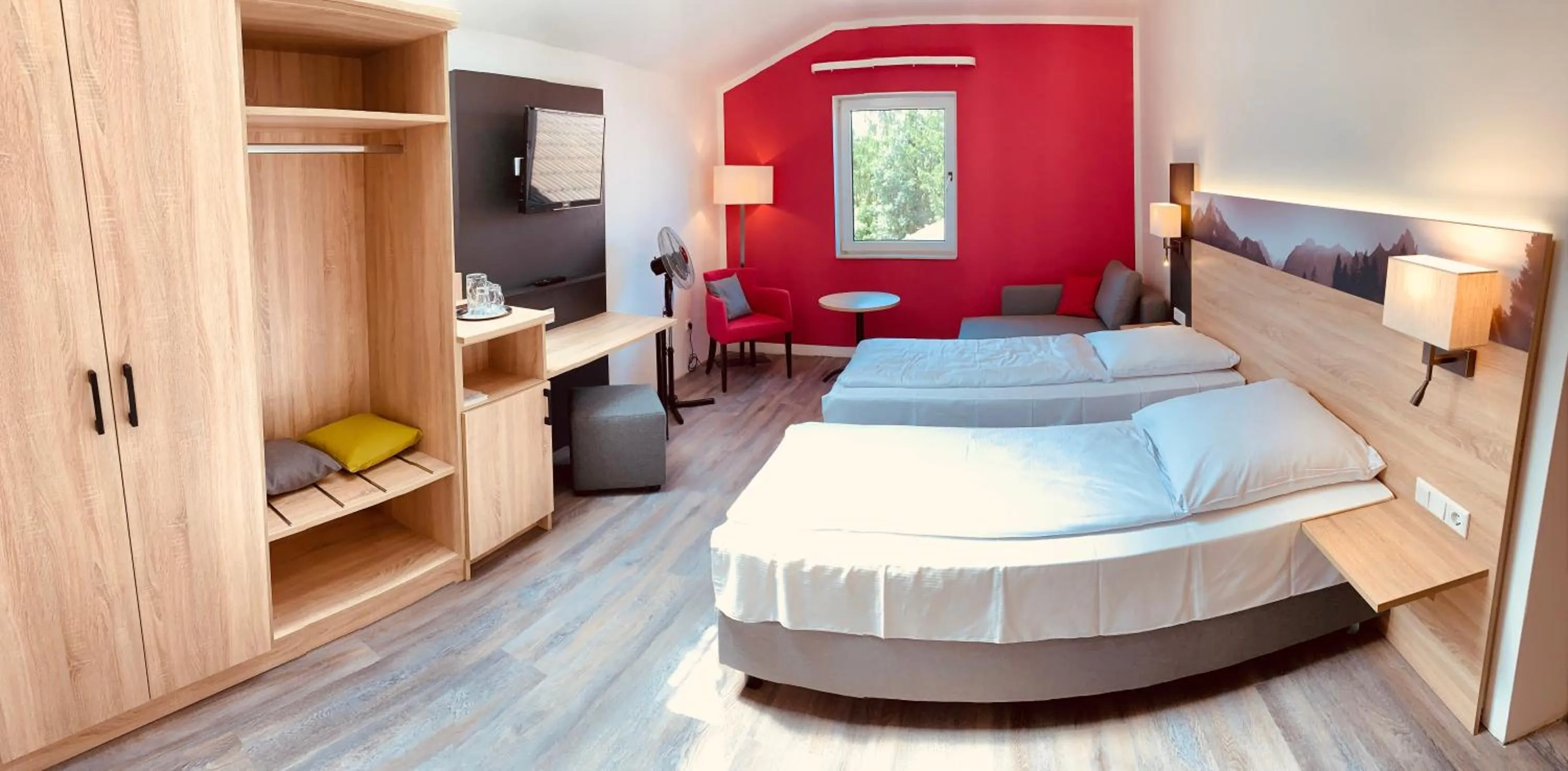 Bed in Pension Lindenhof