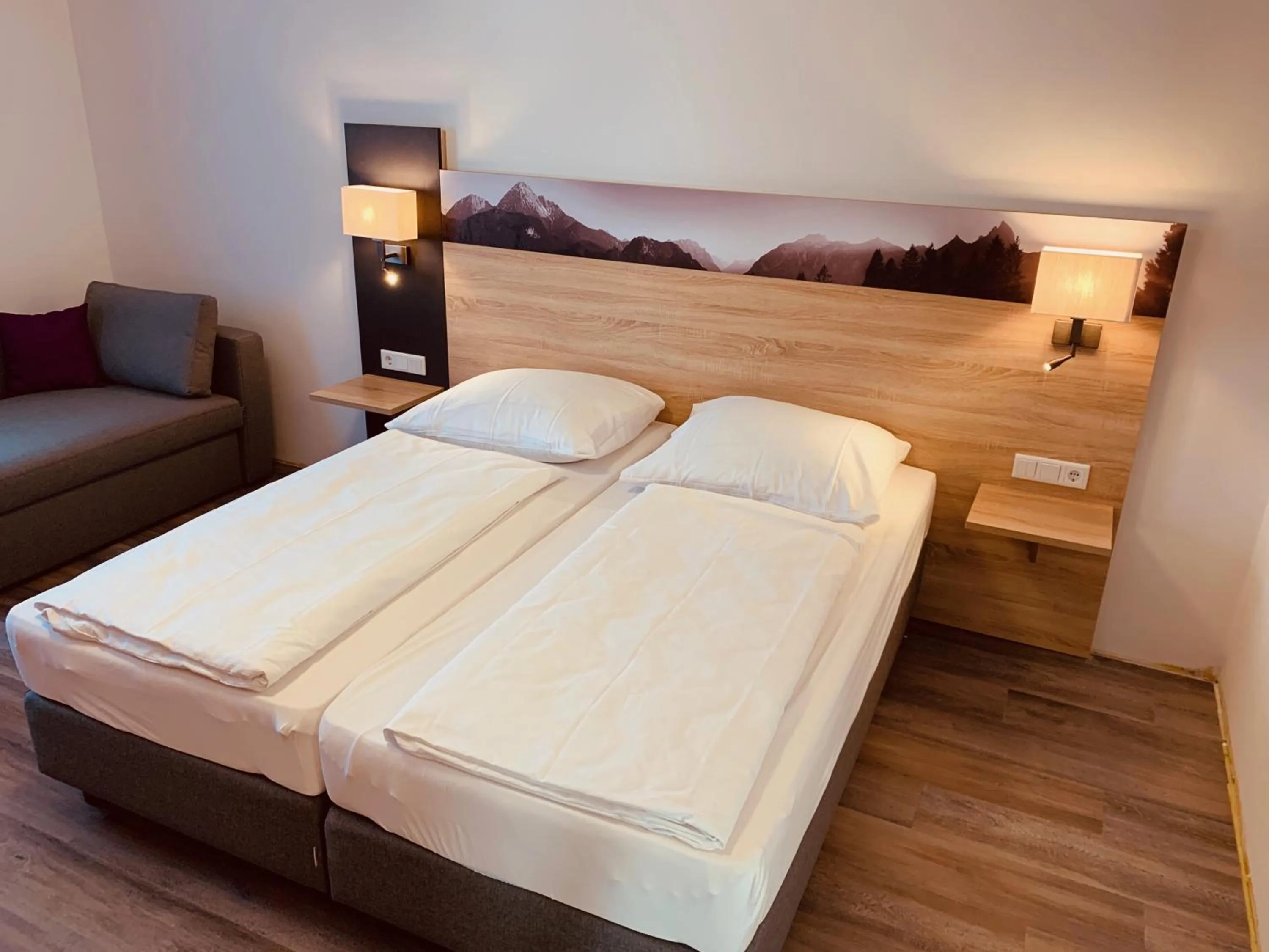 Bed in Pension Lindenhof