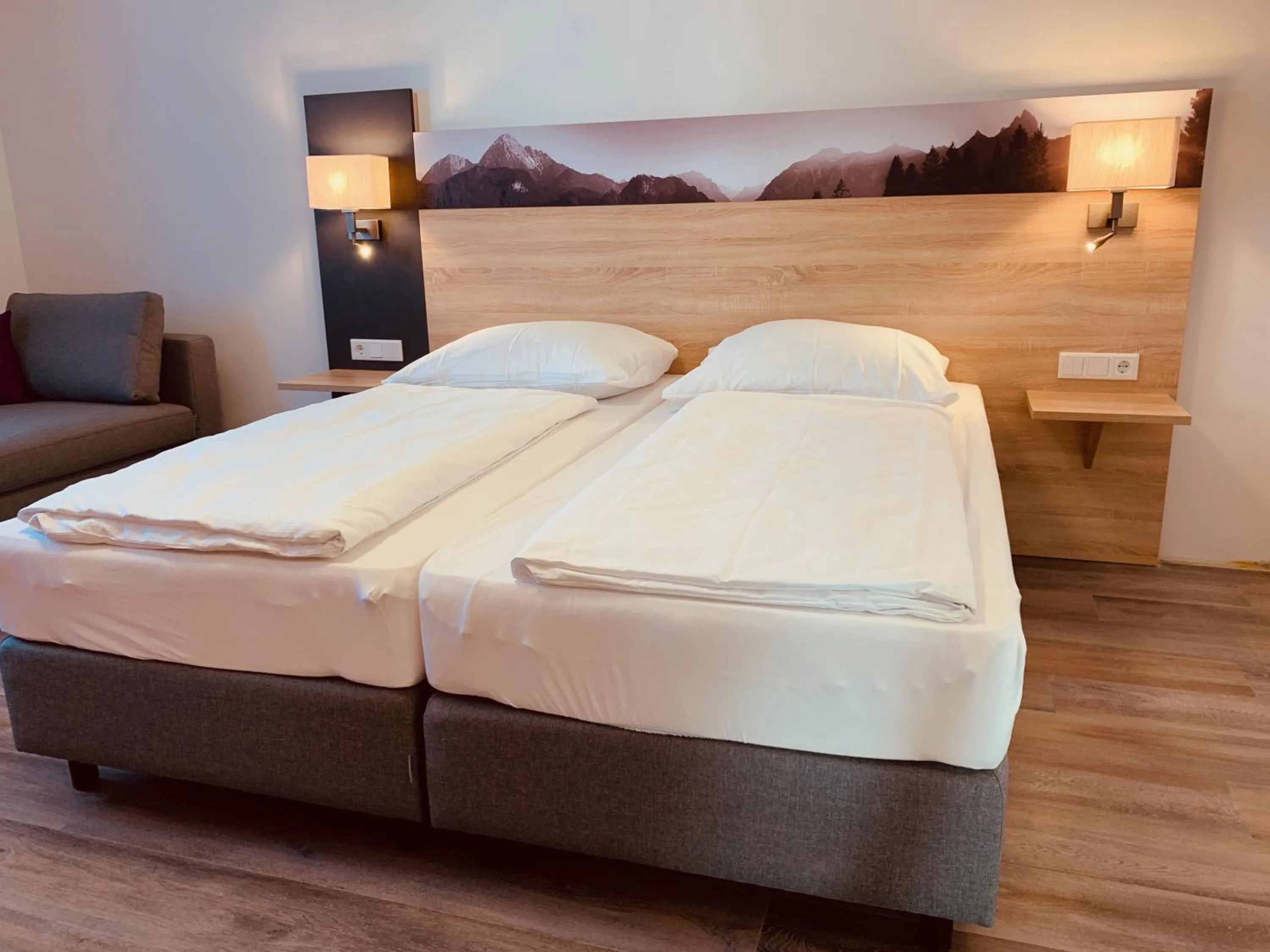 Bed in Pension Lindenhof