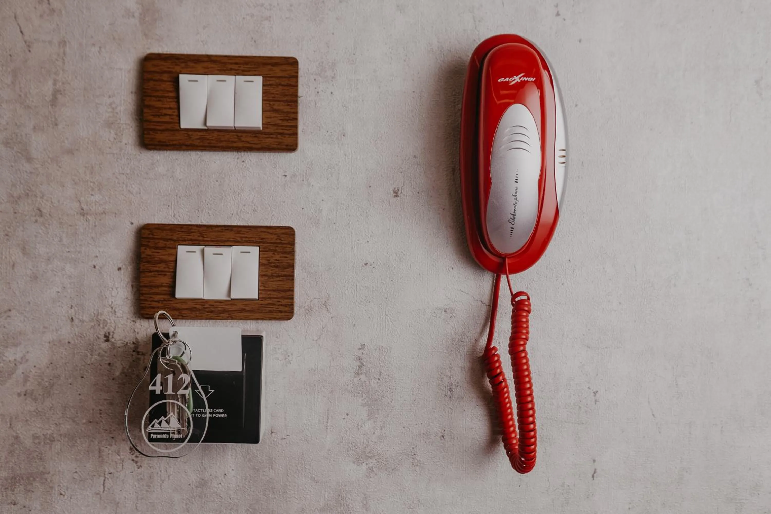 Decorative detail in Pyramids Planet Hotel