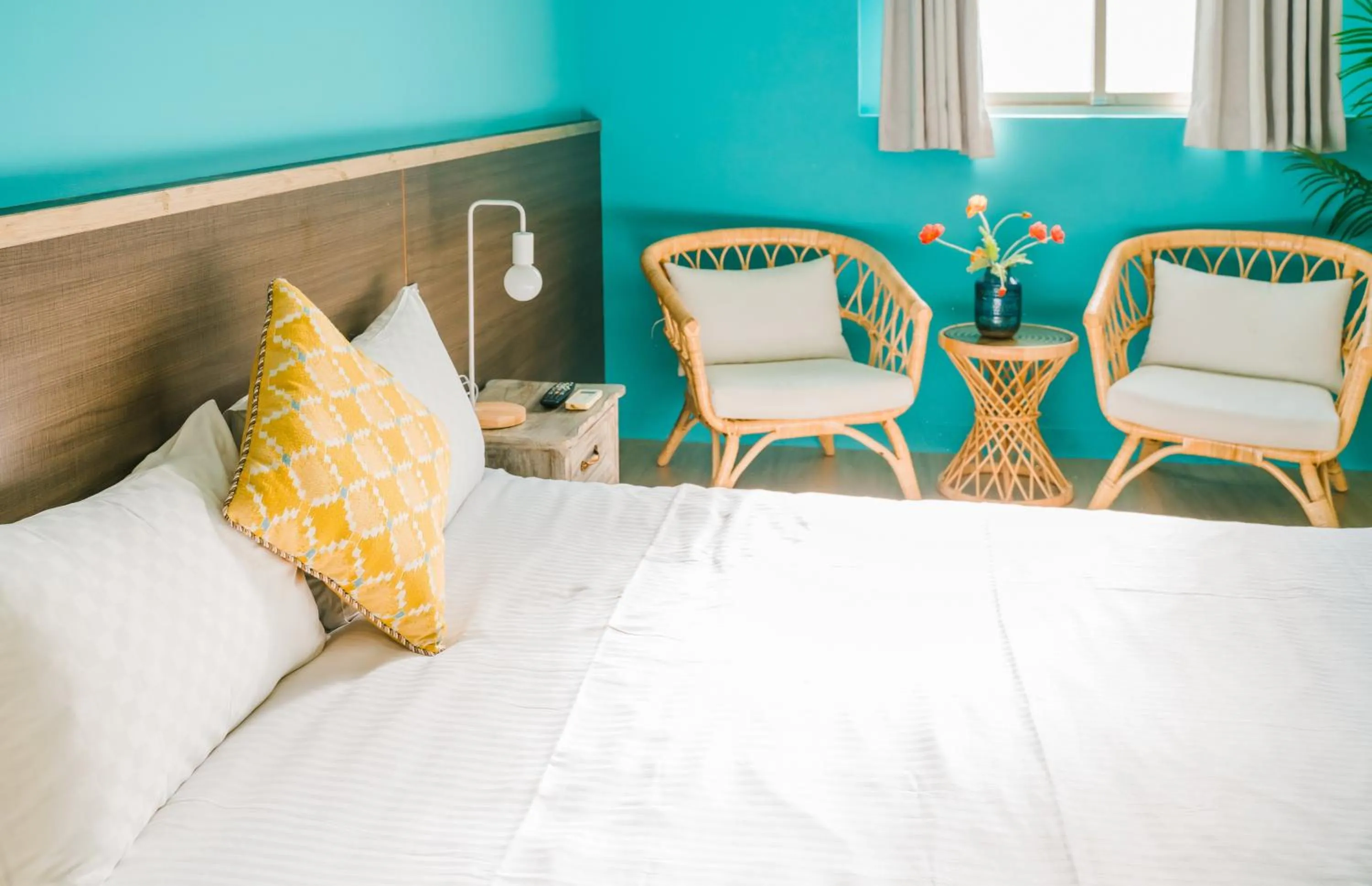 Bedroom, Bed in Fun Trip - Fu May Sea View Holiday house l 無敵海景交誼廳 l 附汽機車租賃 l