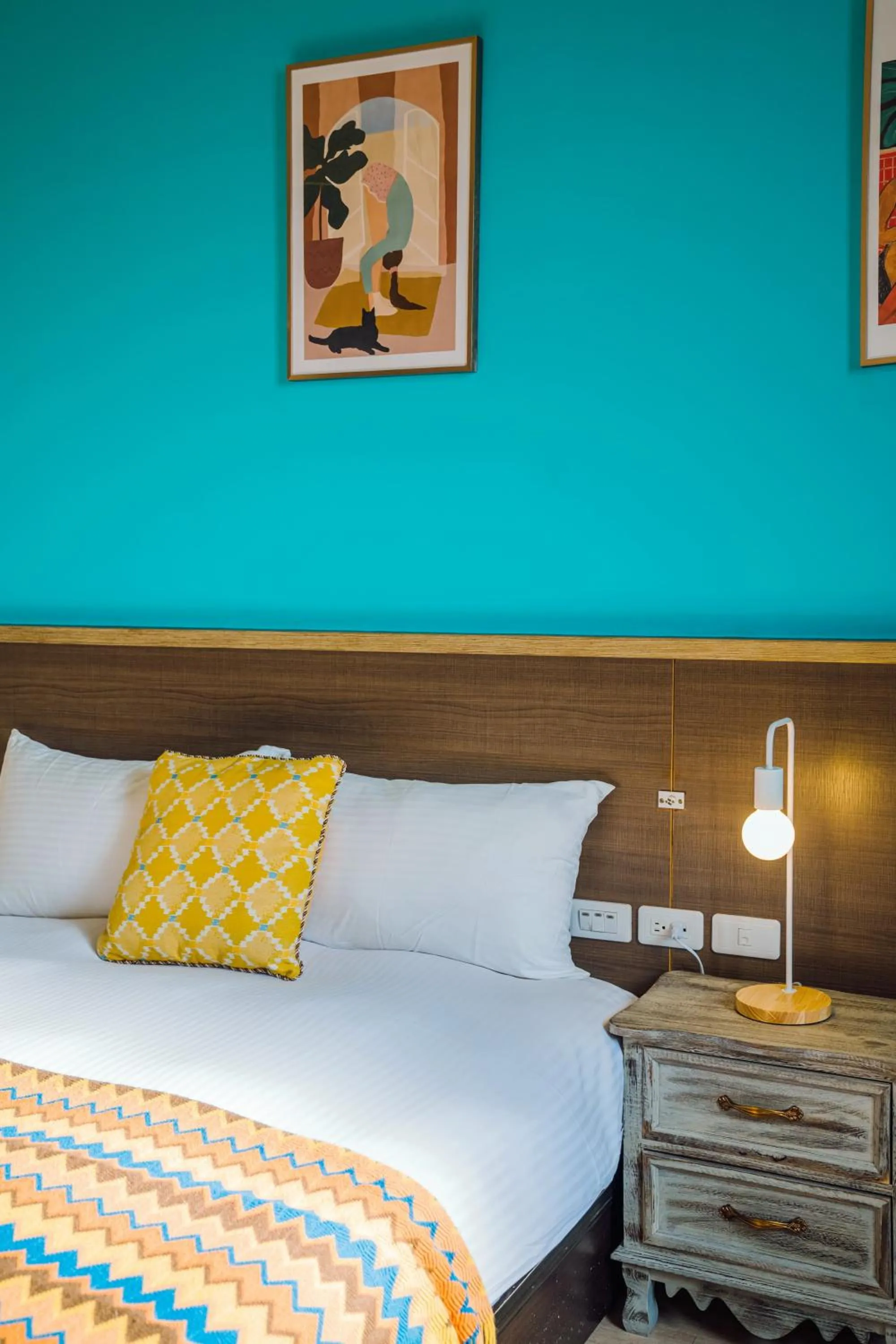 Photo of the whole room, Bed in Fun Trip - Fu May Sea View Holiday house l 無敵海景交誼廳 l 附汽機車租賃 l