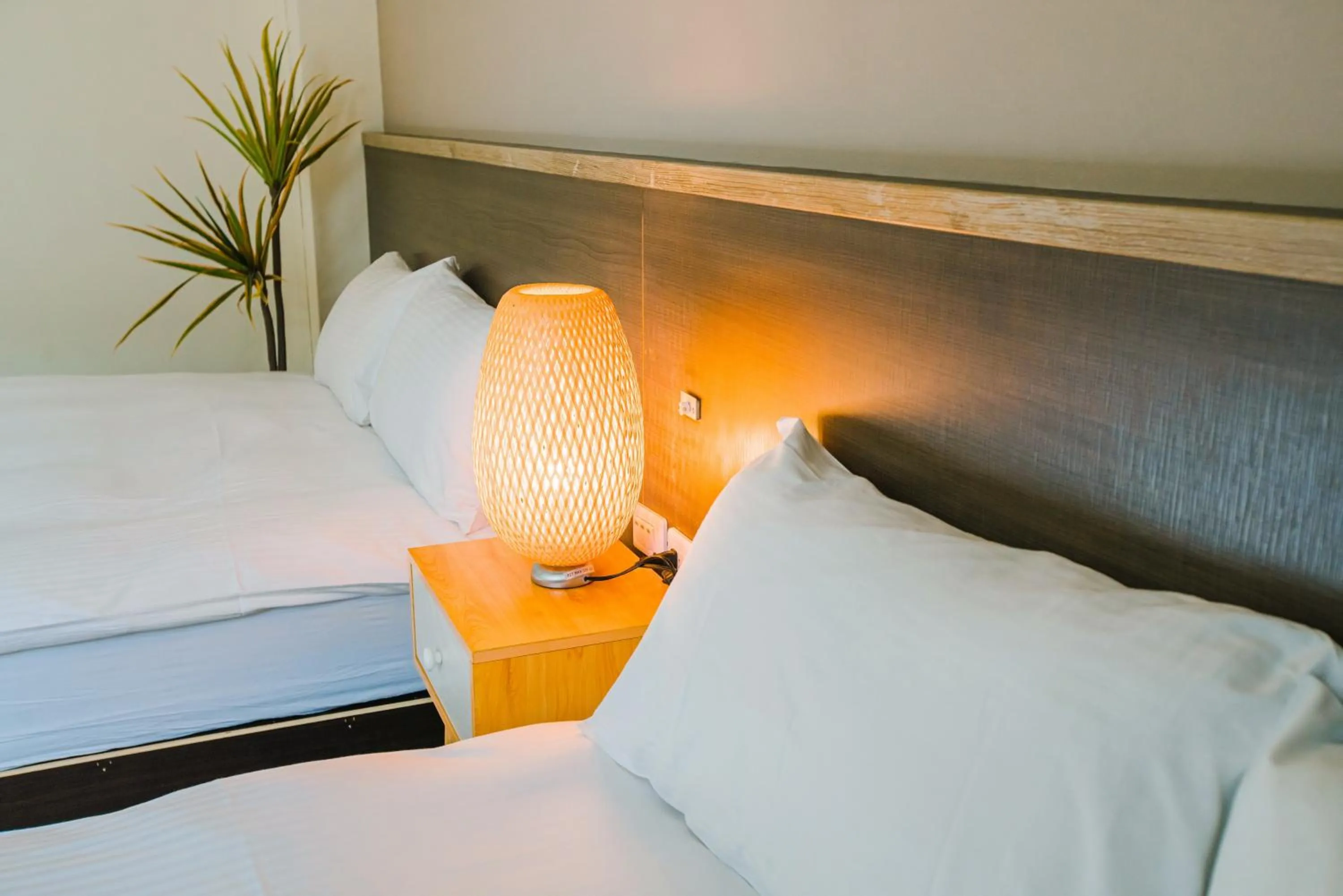 Bed in Fun Trip - Fu May Sea View Holiday house l 無敵海景交誼廳 l 附汽機車租賃 l