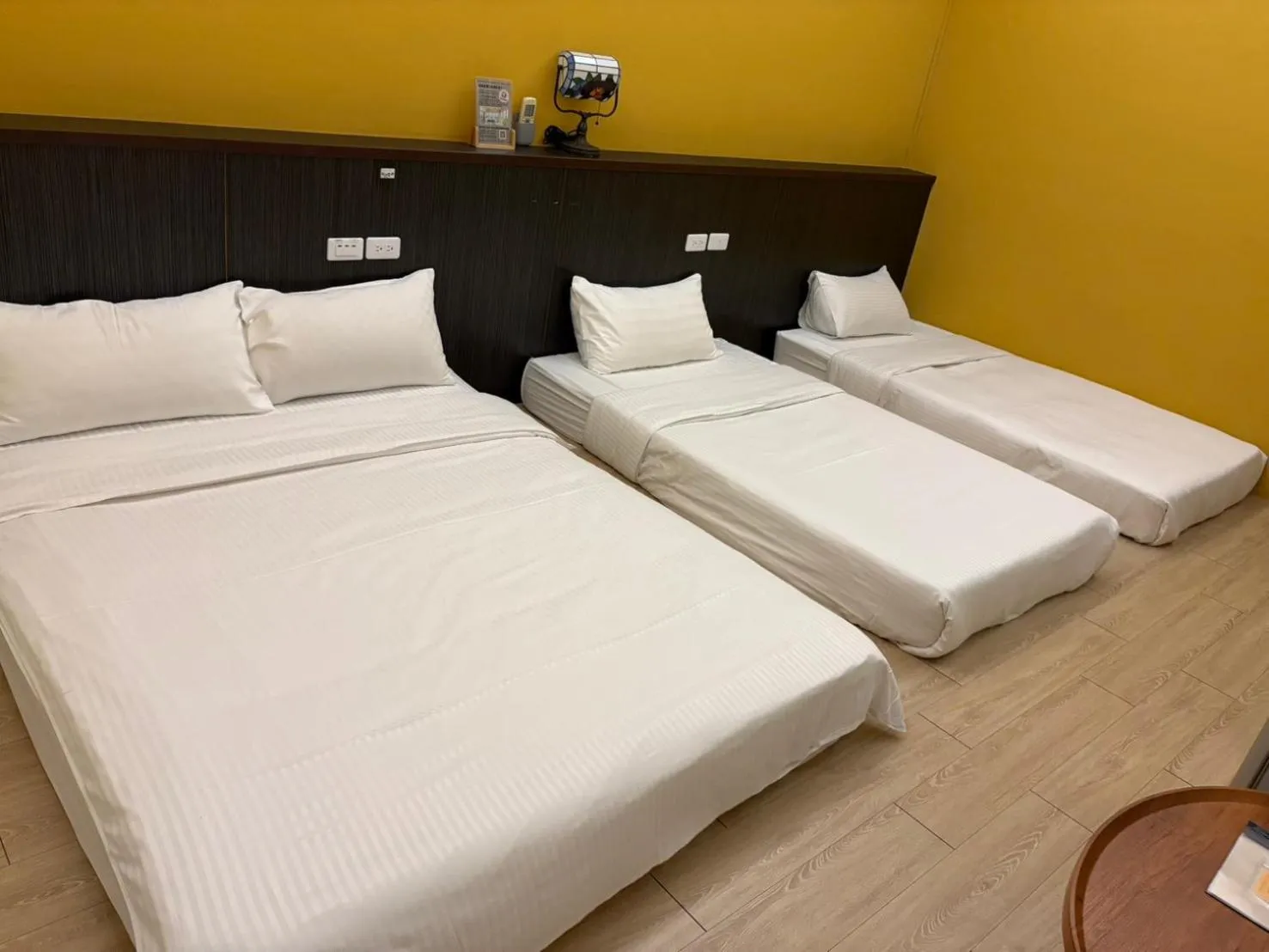 Bed in Fun Trip - Fu May Sea View Holiday house l 無敵海景交誼廳 l 附汽機車租賃 l