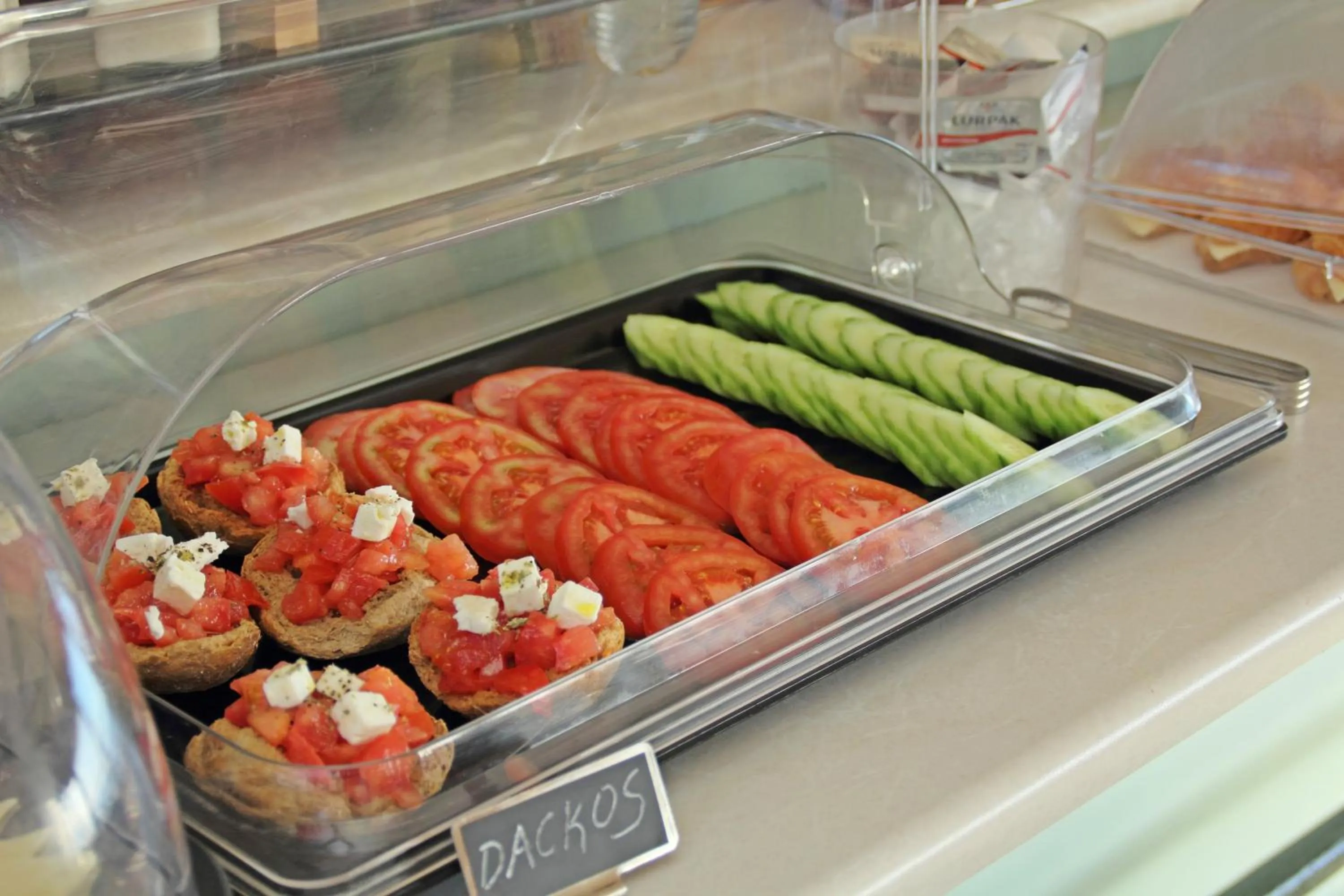 Buffet breakfast in Esperides Beach Hotel Apartments