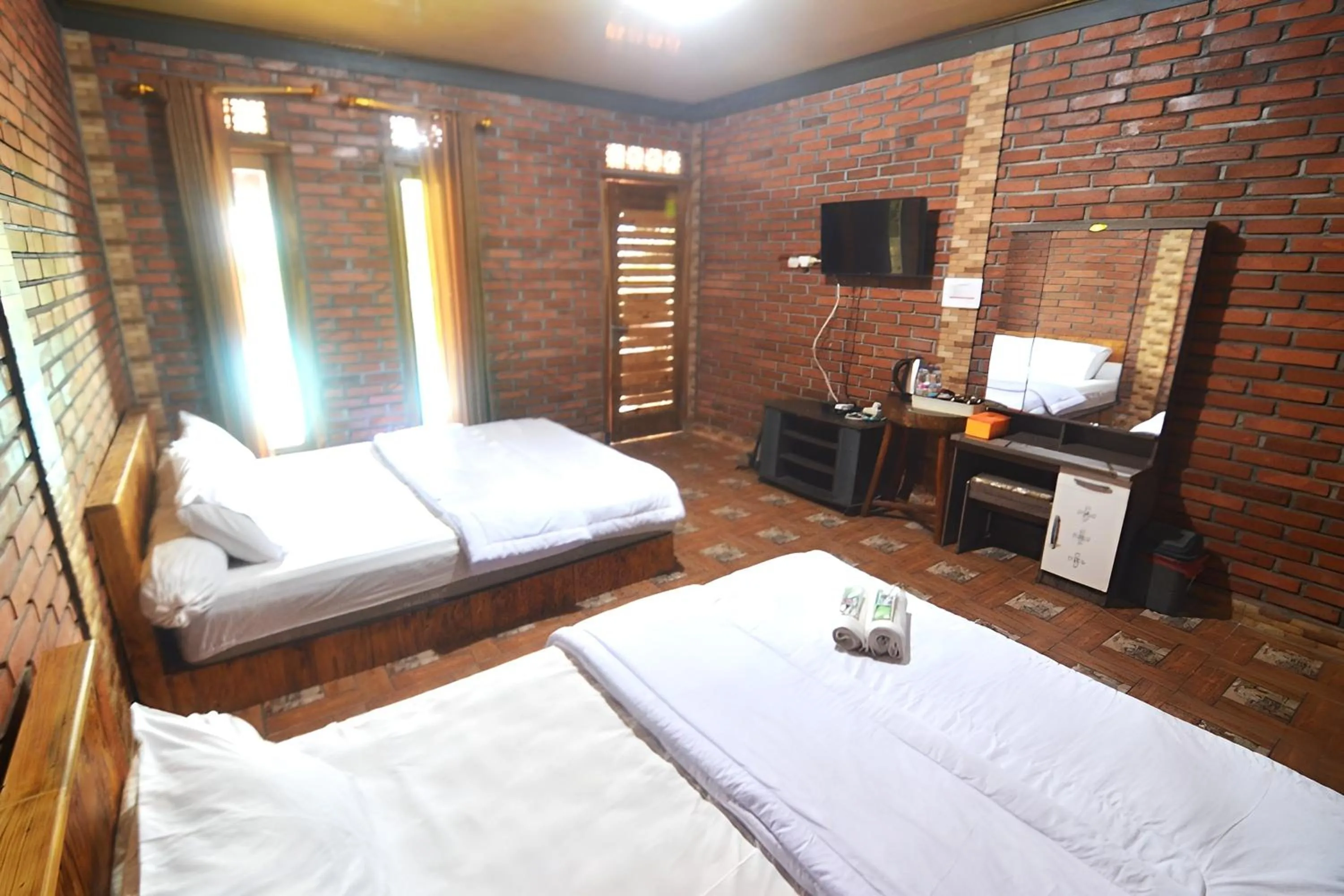 Bed in Villa Kopiori