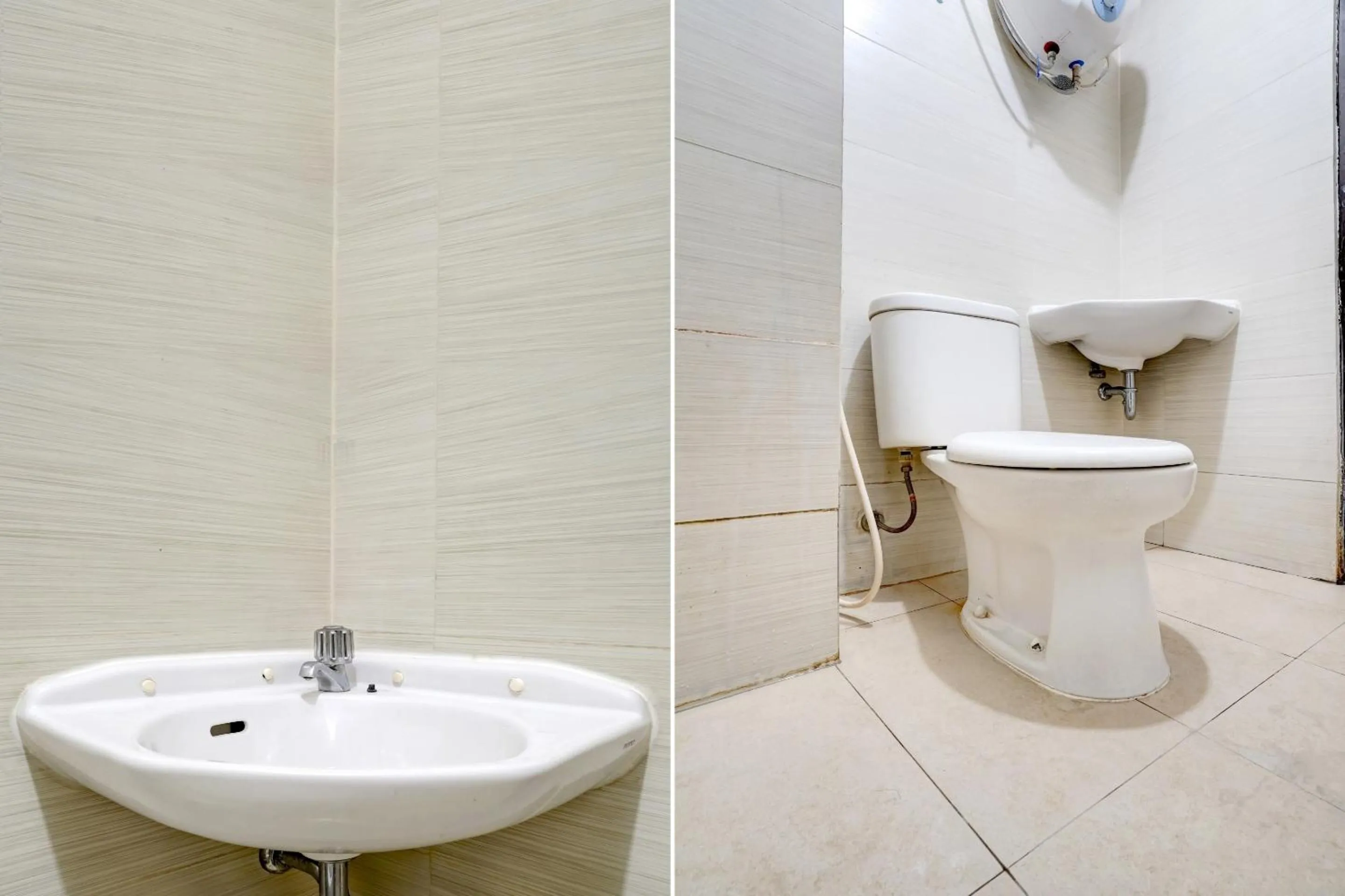 Bathroom in Collection O 90205 Queen Rent Apartment Gateway Pasteur