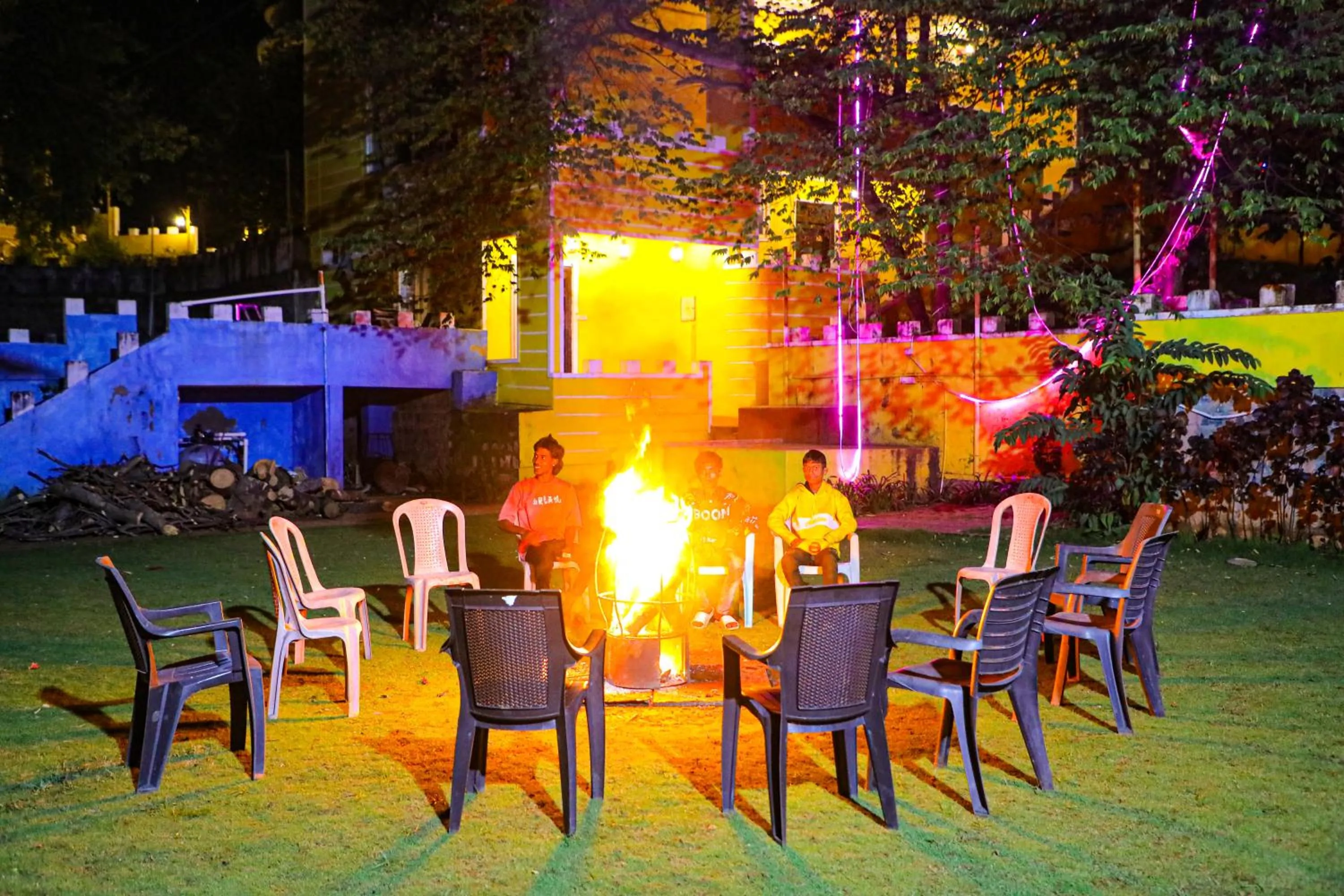 fireplace in Hill Fort Hotel And Resorts Yelagiri Hills