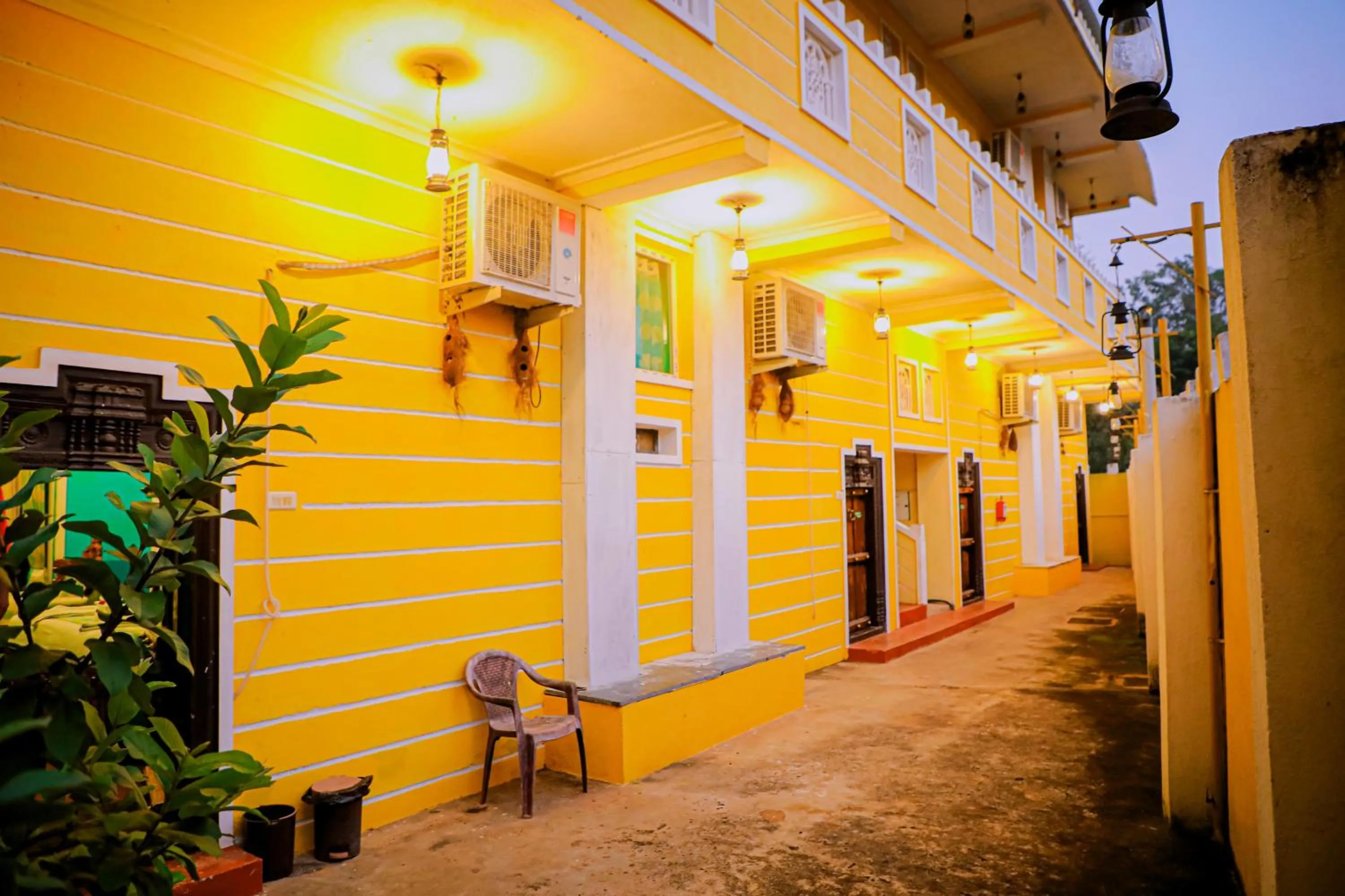 Balcony/Terrace in Hill Fort Hotel And Resorts Yelagiri Hills