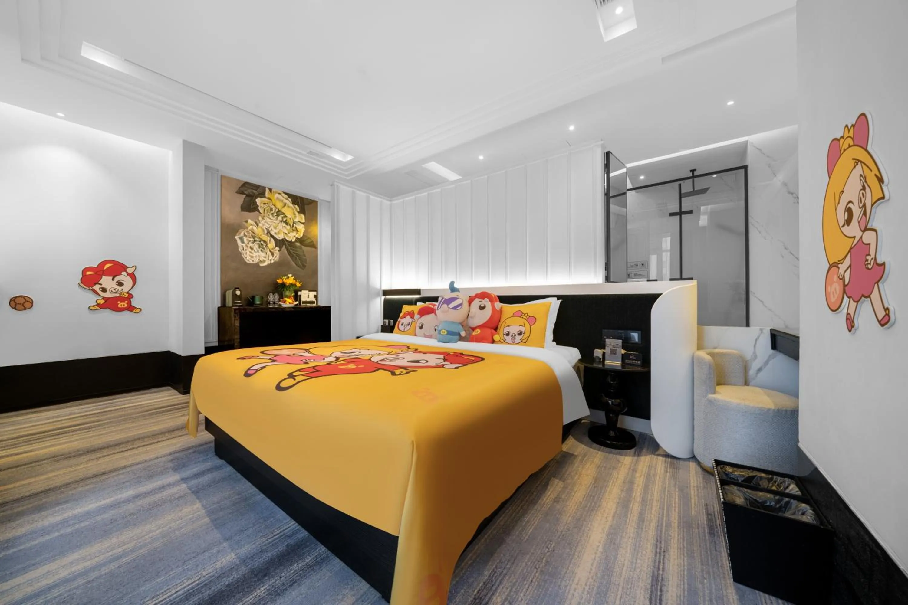 Bed in Wyndham Garden Wuhan Hankou