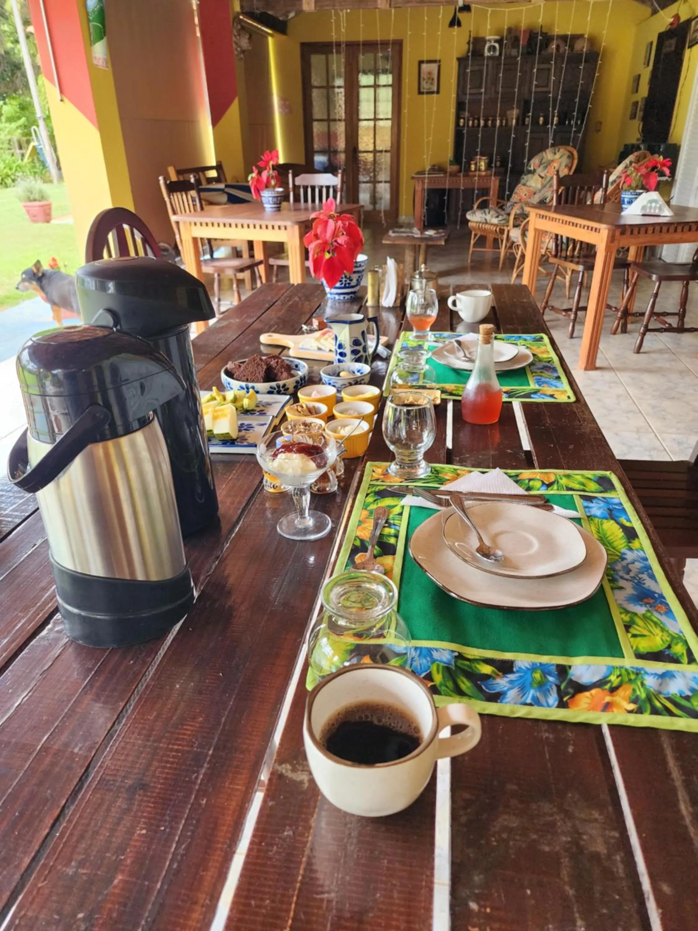 Dining area in Sítio Belucci