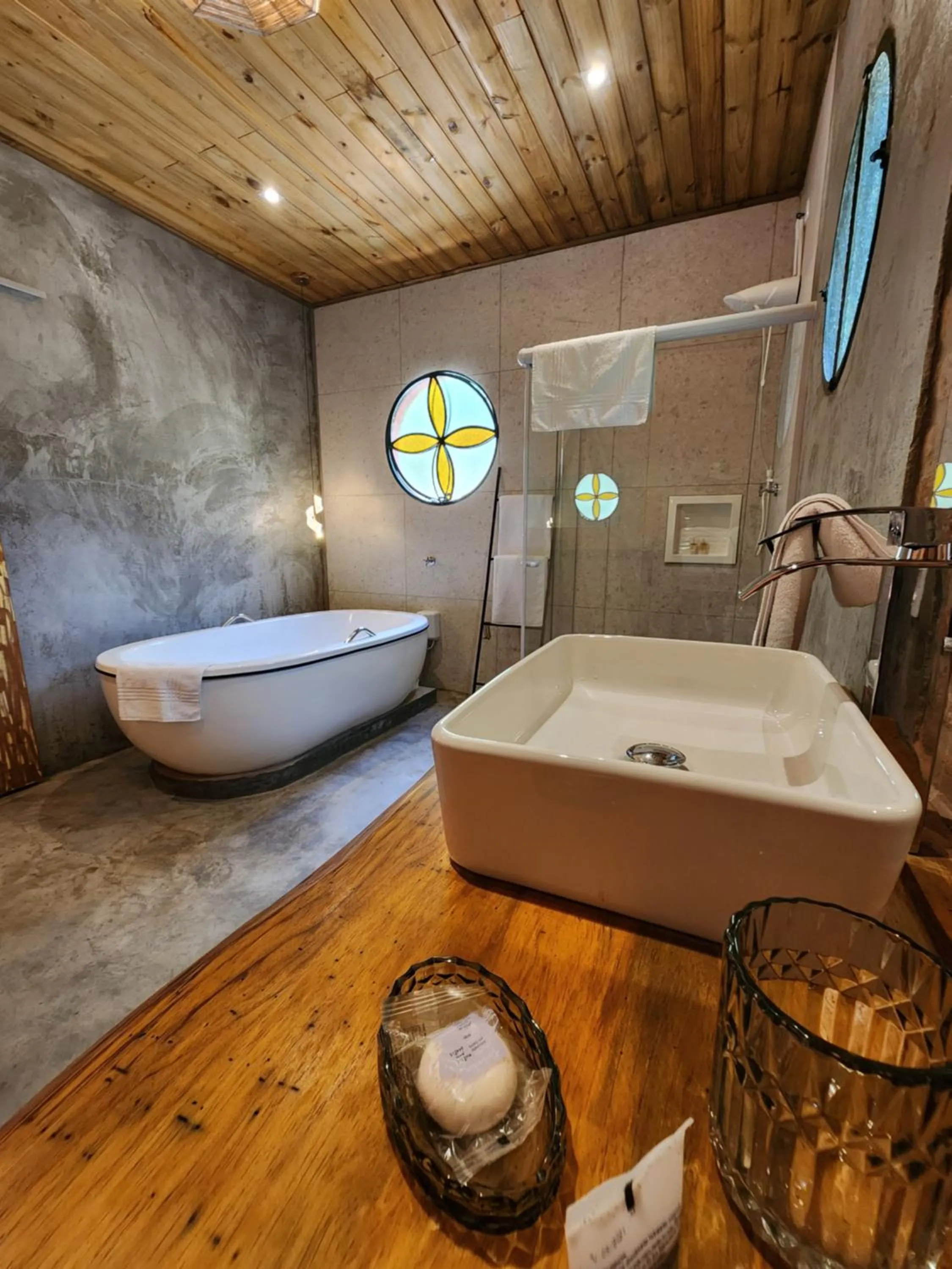 Shower in Sítio Belucci