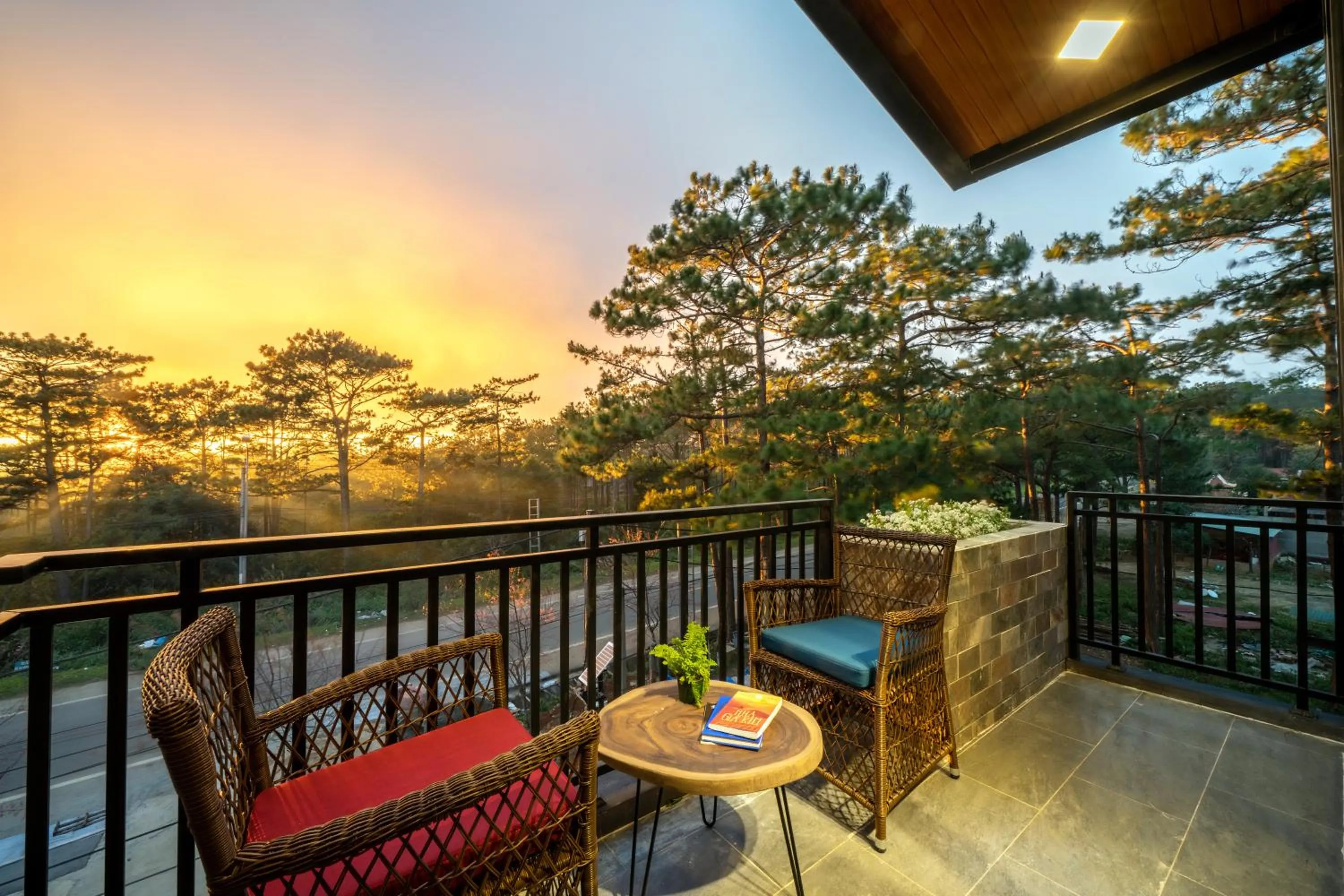 Balcony/Terrace in Bach Duong Hotel