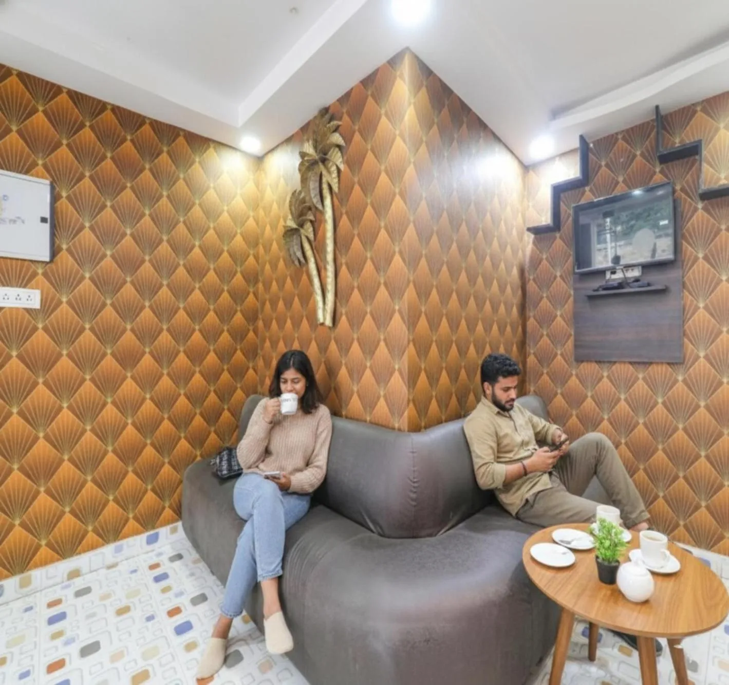 Lobby or reception in FabHotel A One Inn