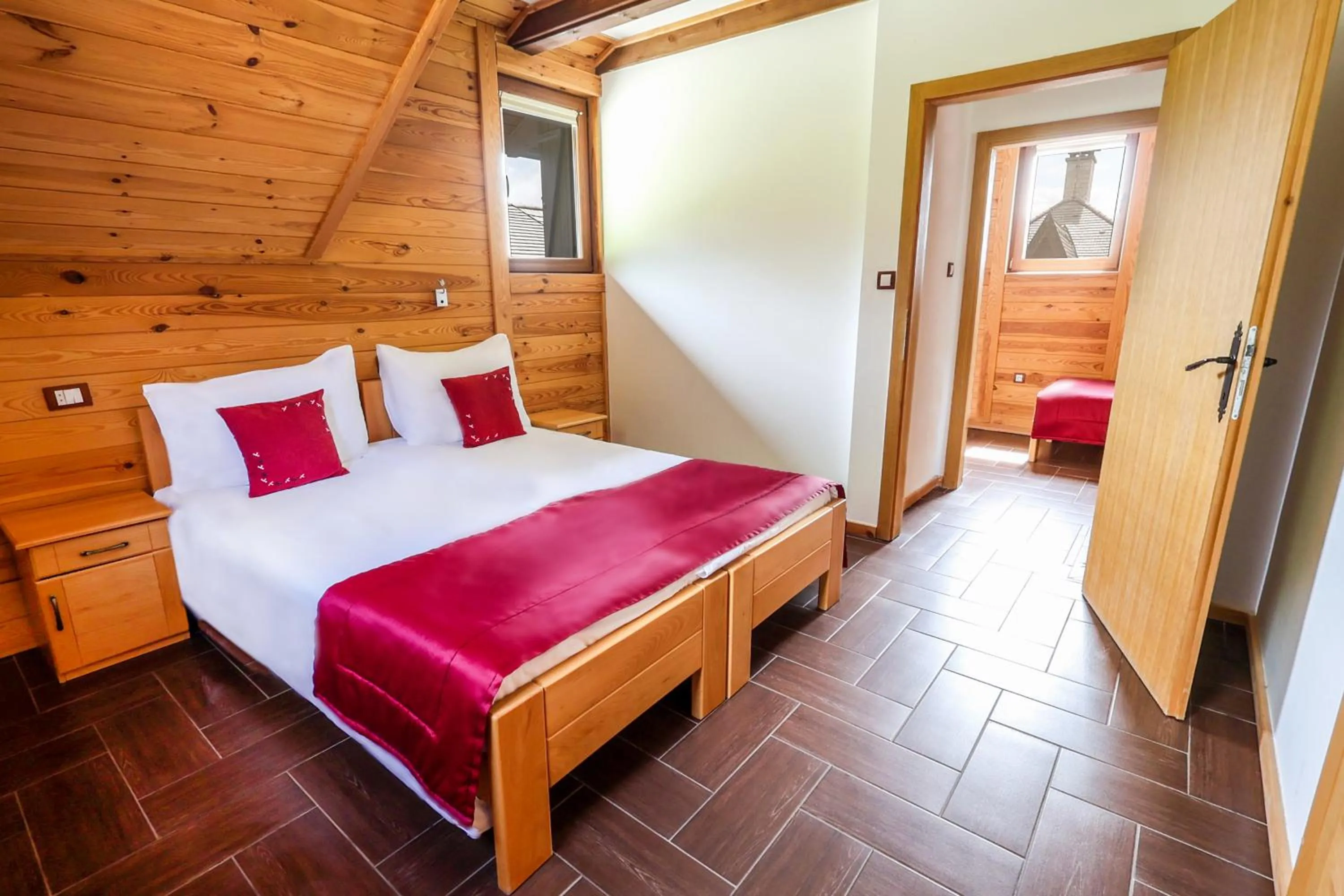 Photo of the whole room, Bed in Etno Naselje Vrdnička kula - Fruške Terme