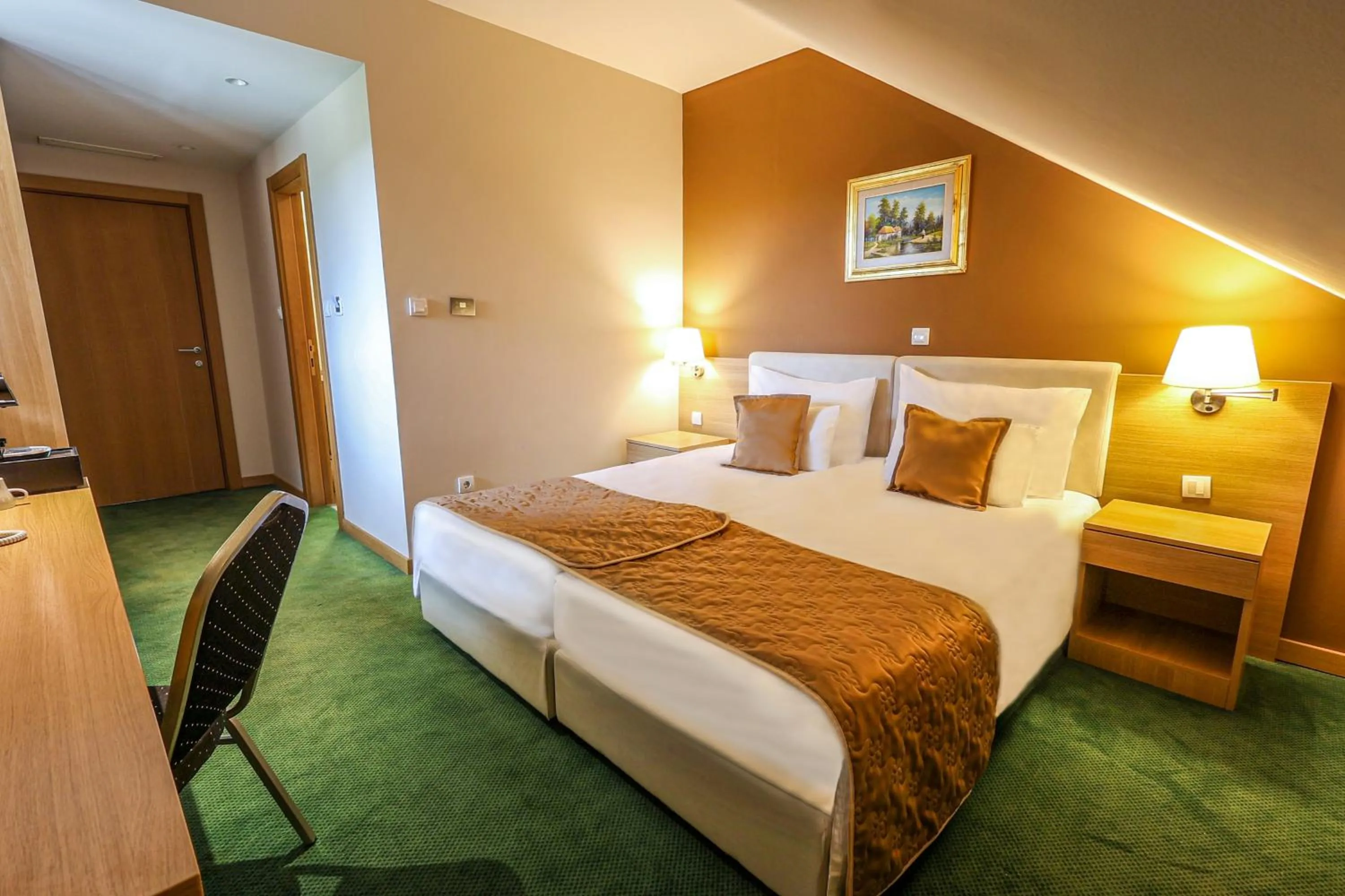 Photo of the whole room, Bed in Etno Naselje Vrdnička kula - Fruške Terme