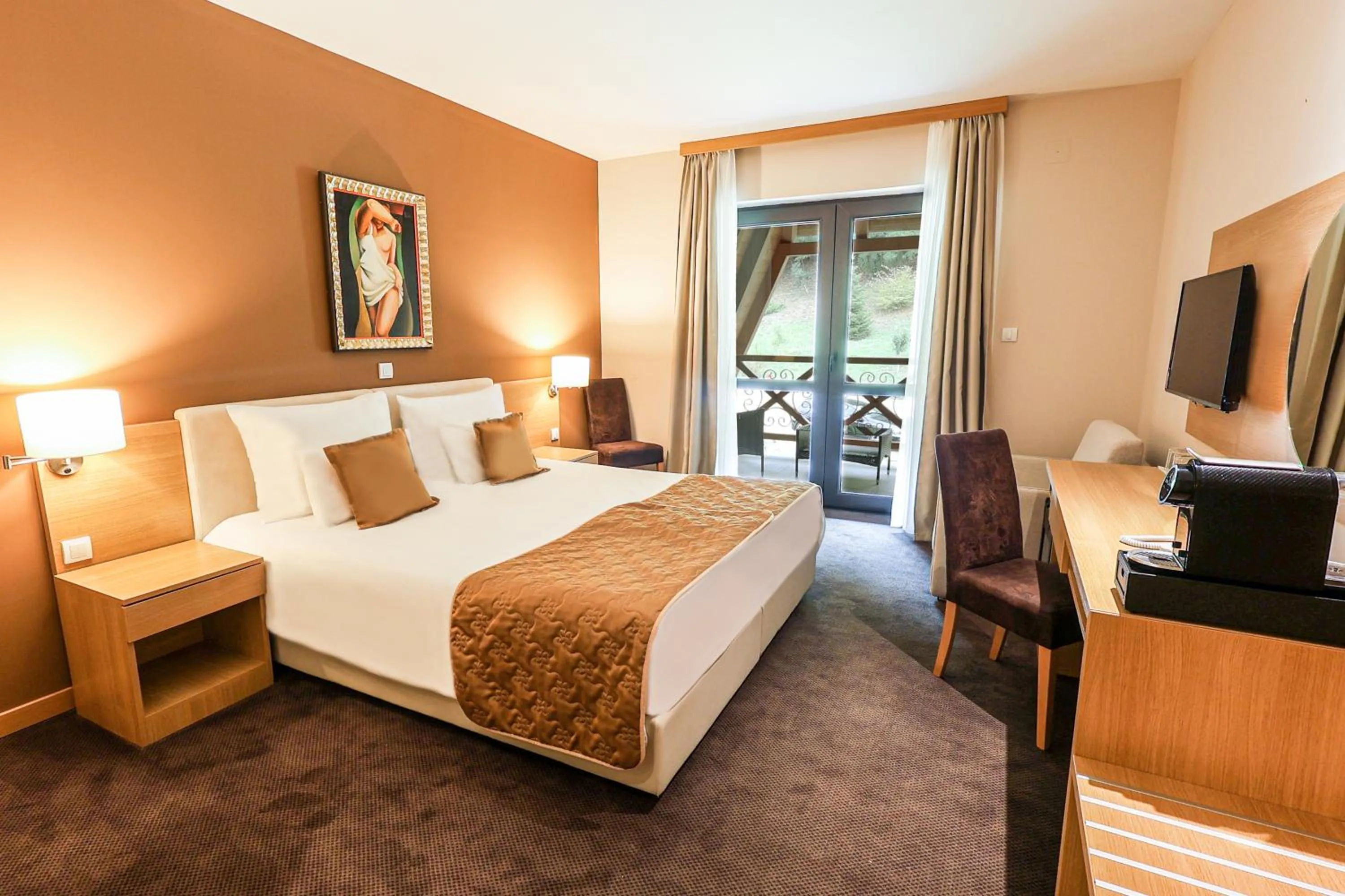 Photo of the whole room, Bed in Etno Naselje Vrdnička kula - Fruške Terme