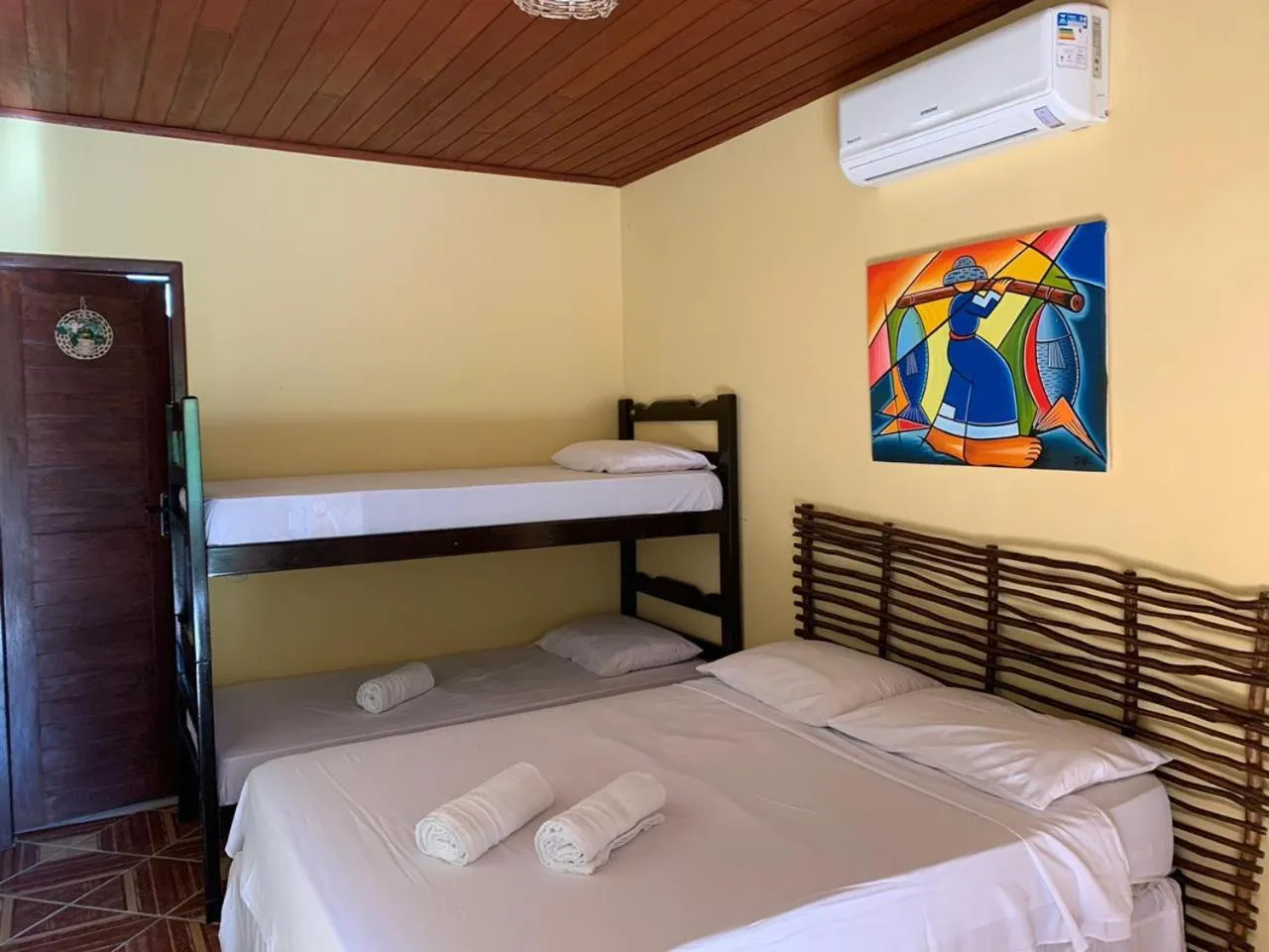 Bed in Pousada Numei de Jeri