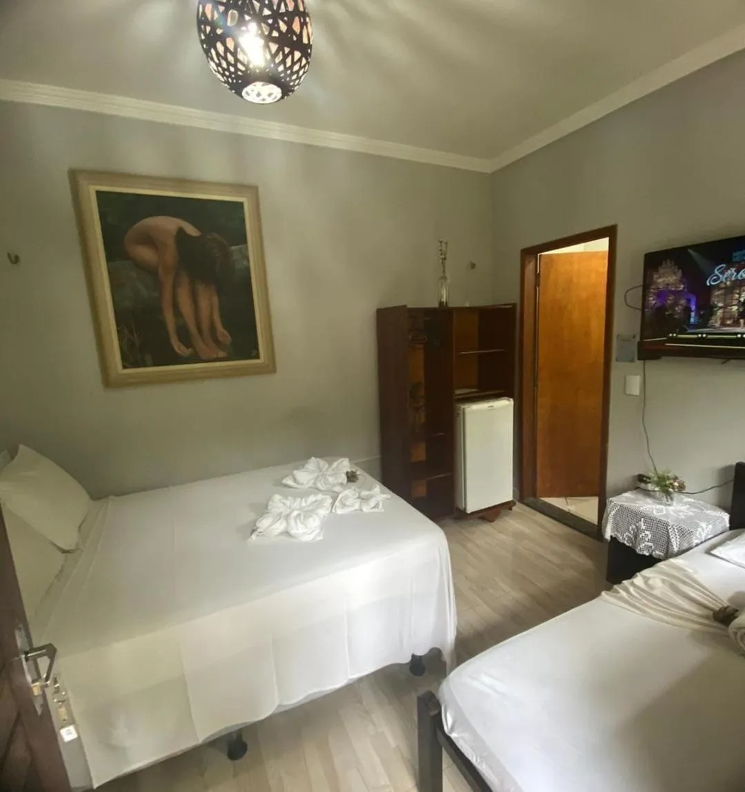 Bed in Pousada Numei de Jeri