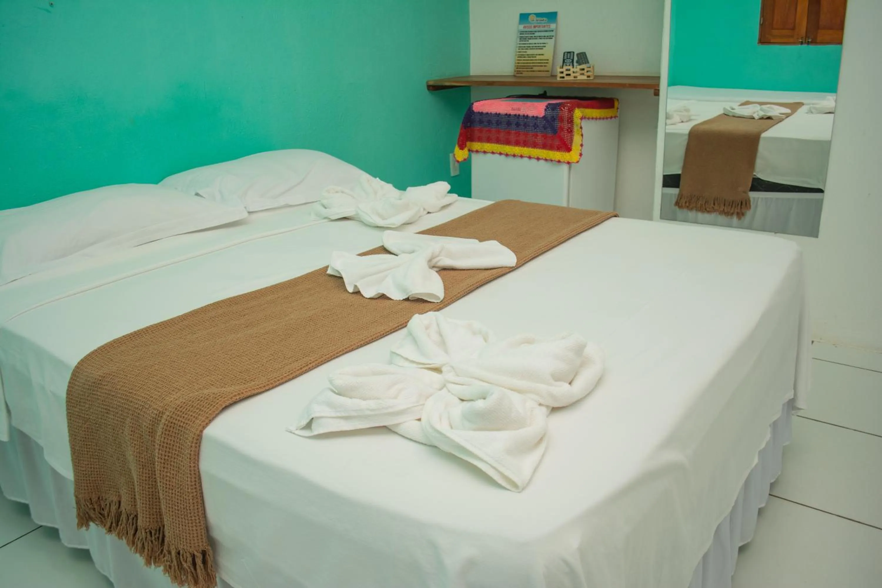 Bed in Pousada Numei de Jeri