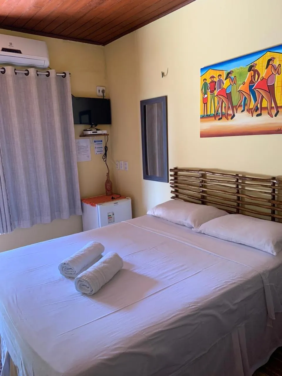 Bed in Pousada Numei de Jeri