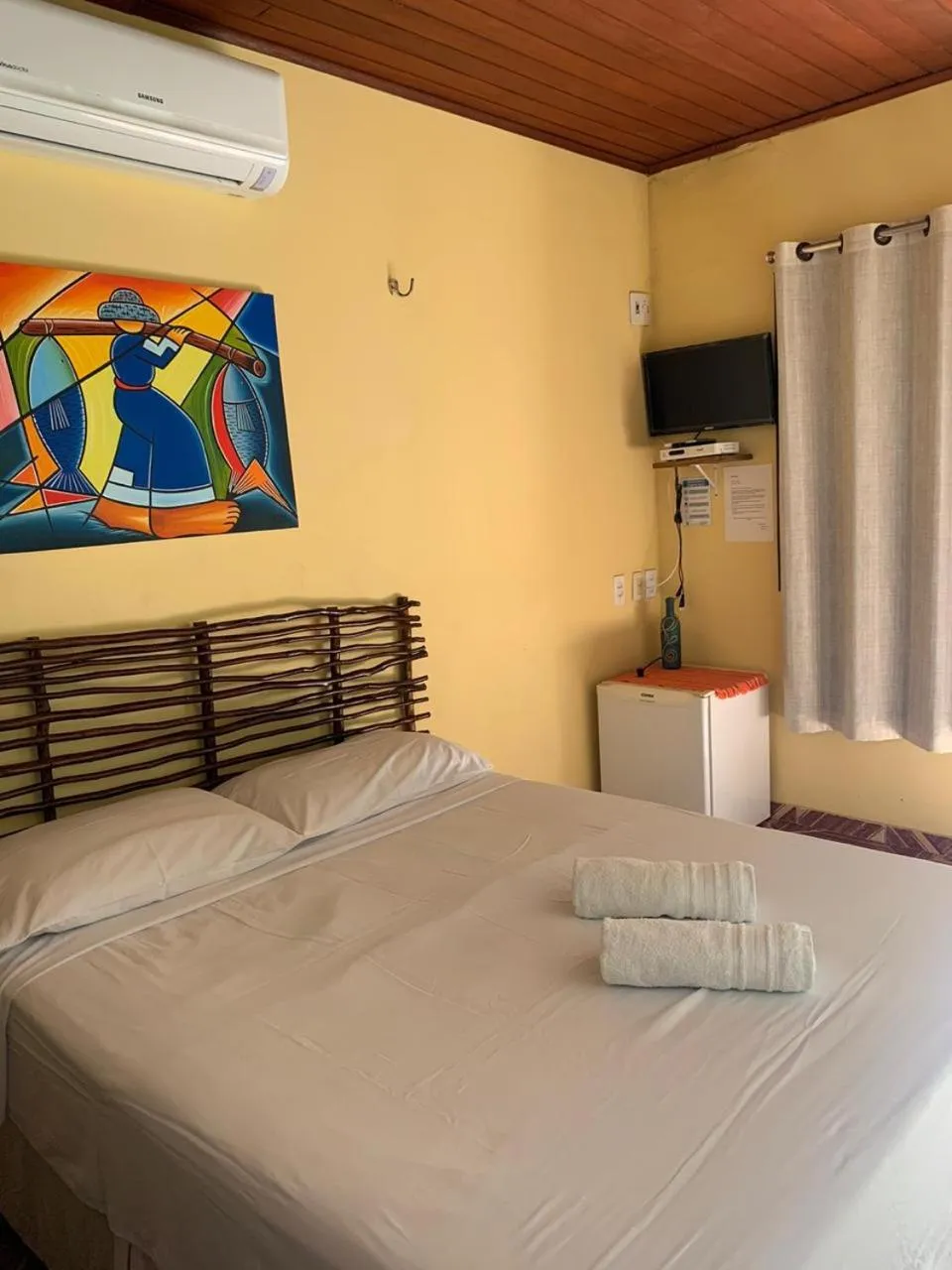 Bed in Pousada Numei de Jeri