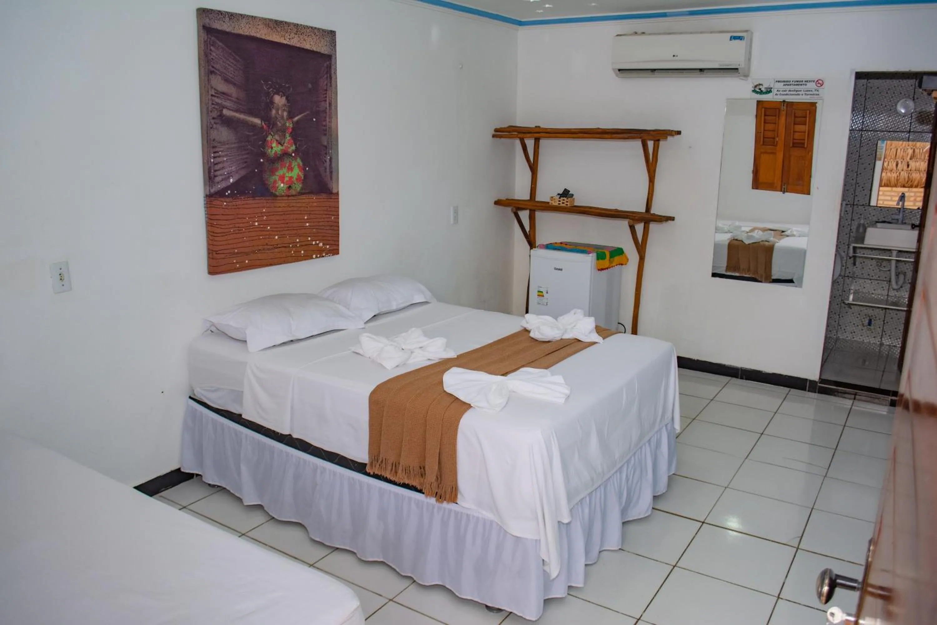 Bed in Pousada Numei de Jeri