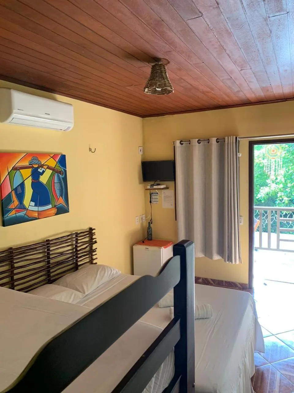 Bed in Pousada Numei de Jeri