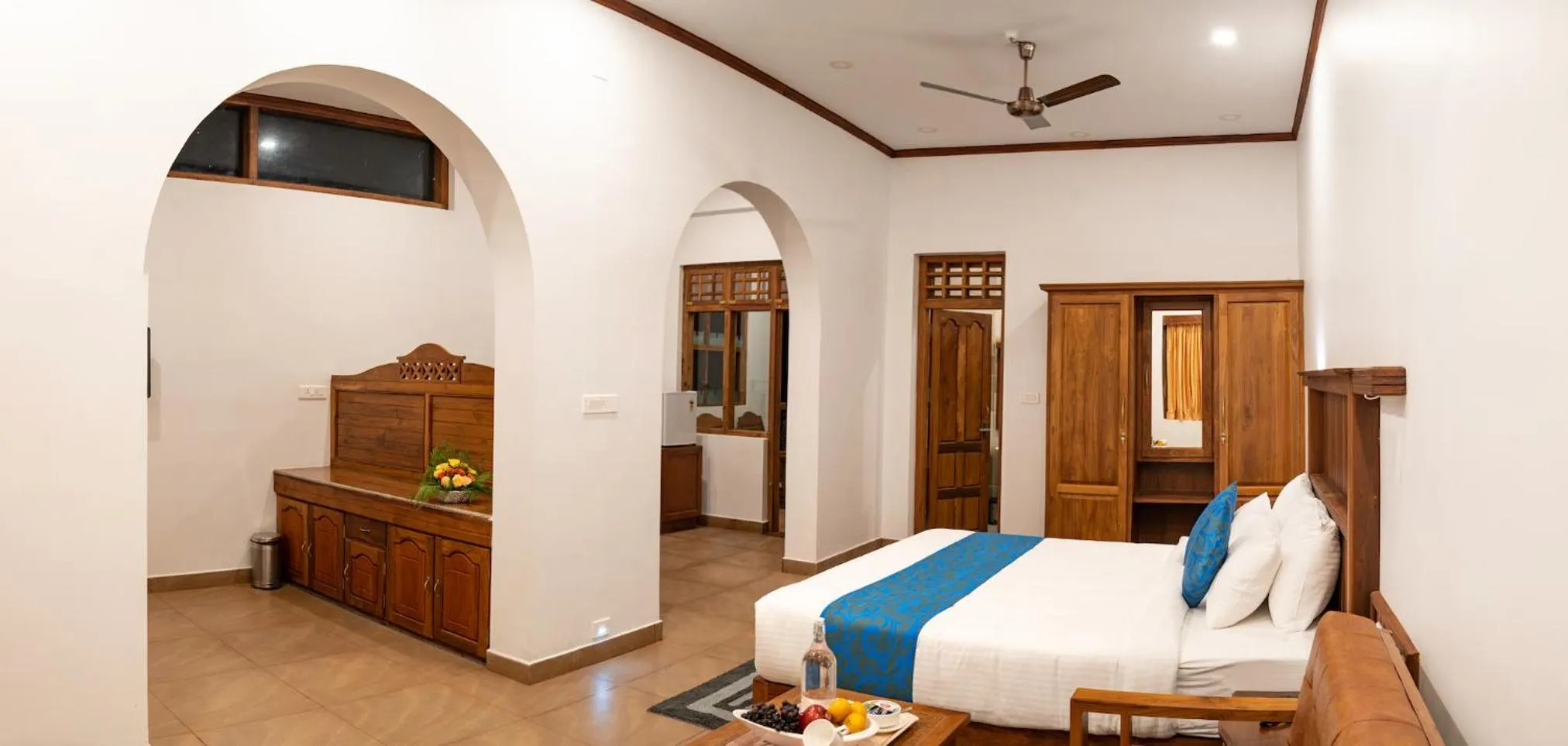 TV and multimedia, Bed in Kalpavanam Heritage Resort