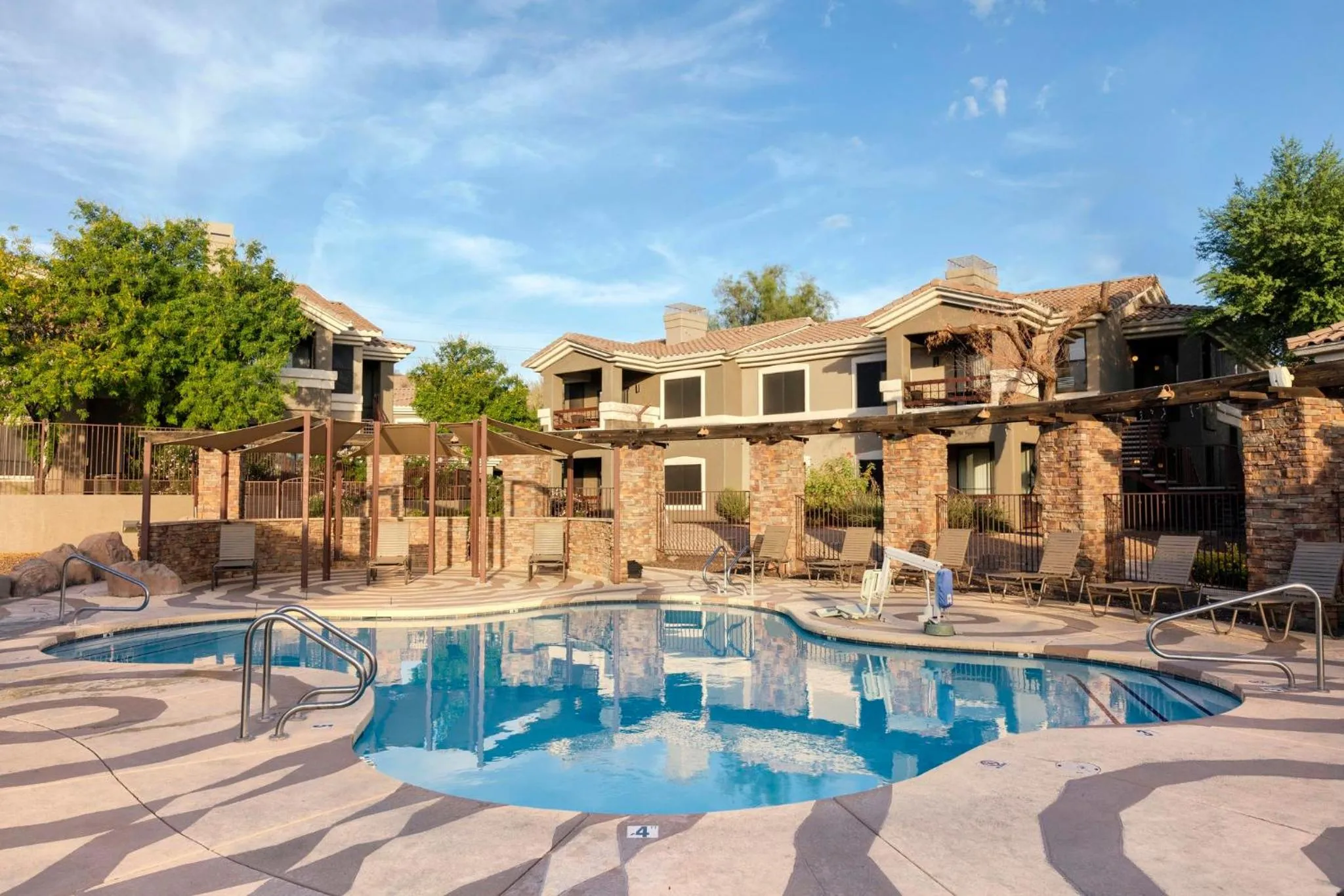 Swimming pool in Raintree at Phoenix South Mountain Preserve