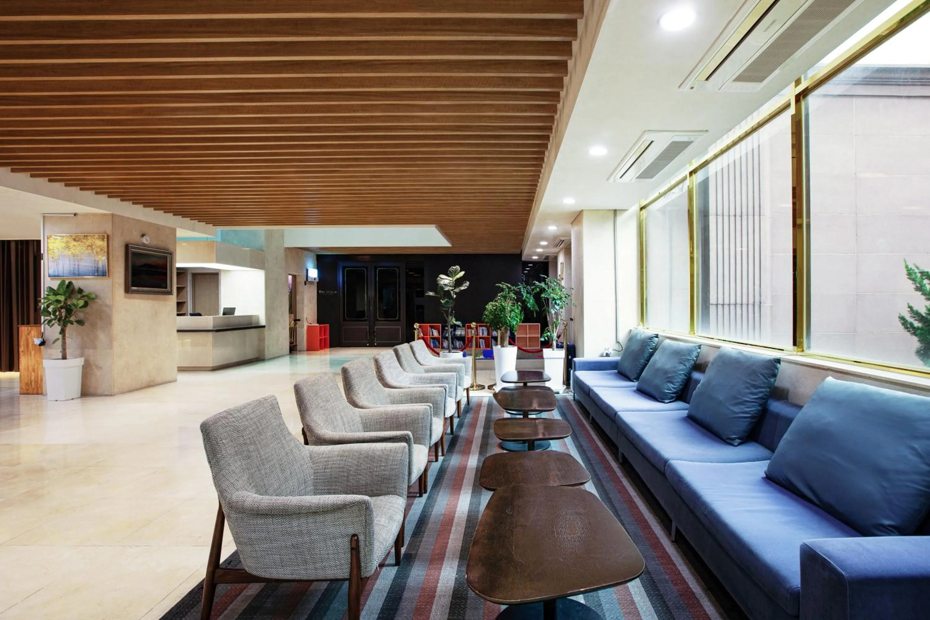 Lobby or reception in Shin Shin Hotel Jeju Ocean