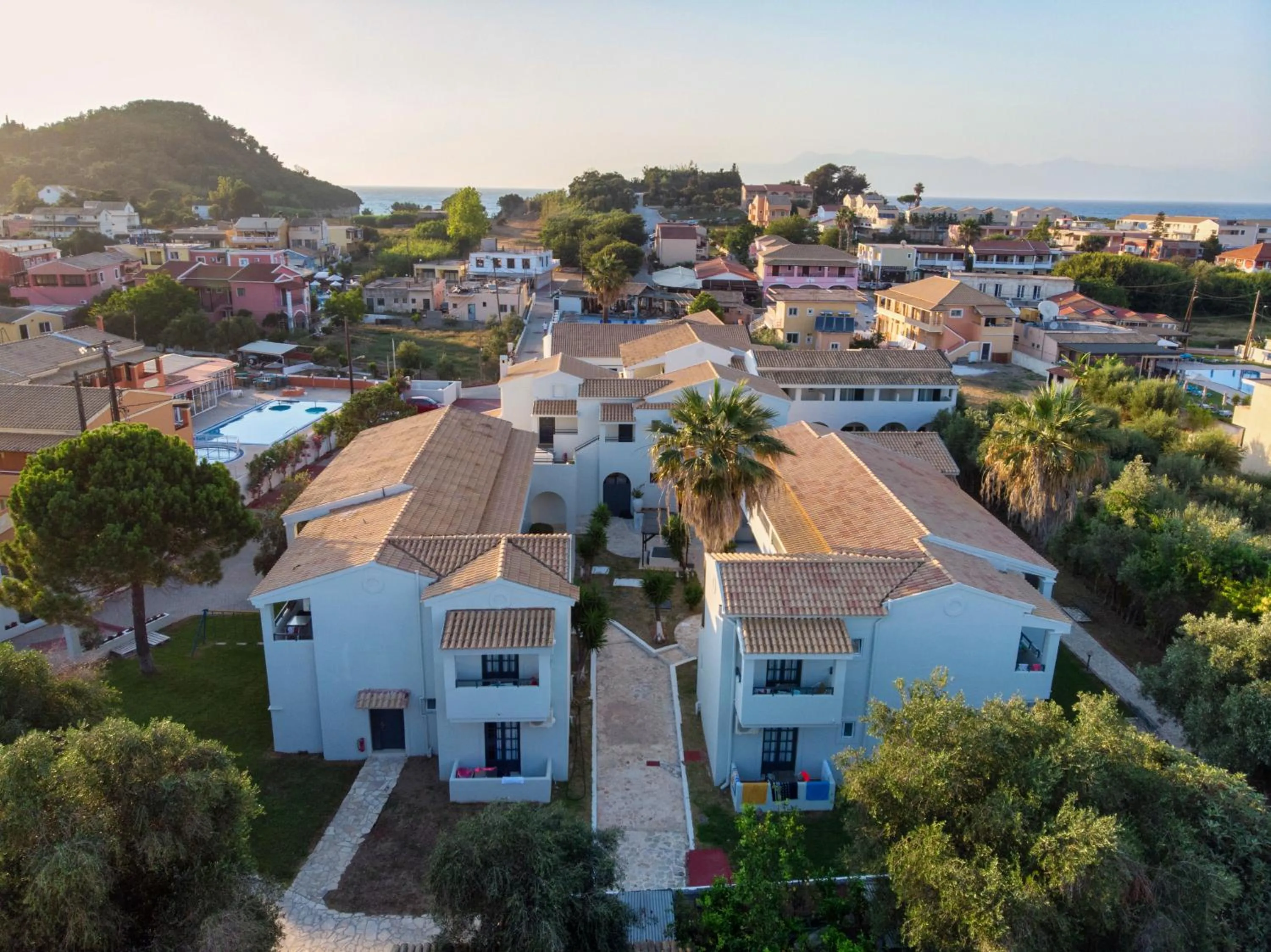 Bird's eye view in Corfu SunGate Hotel