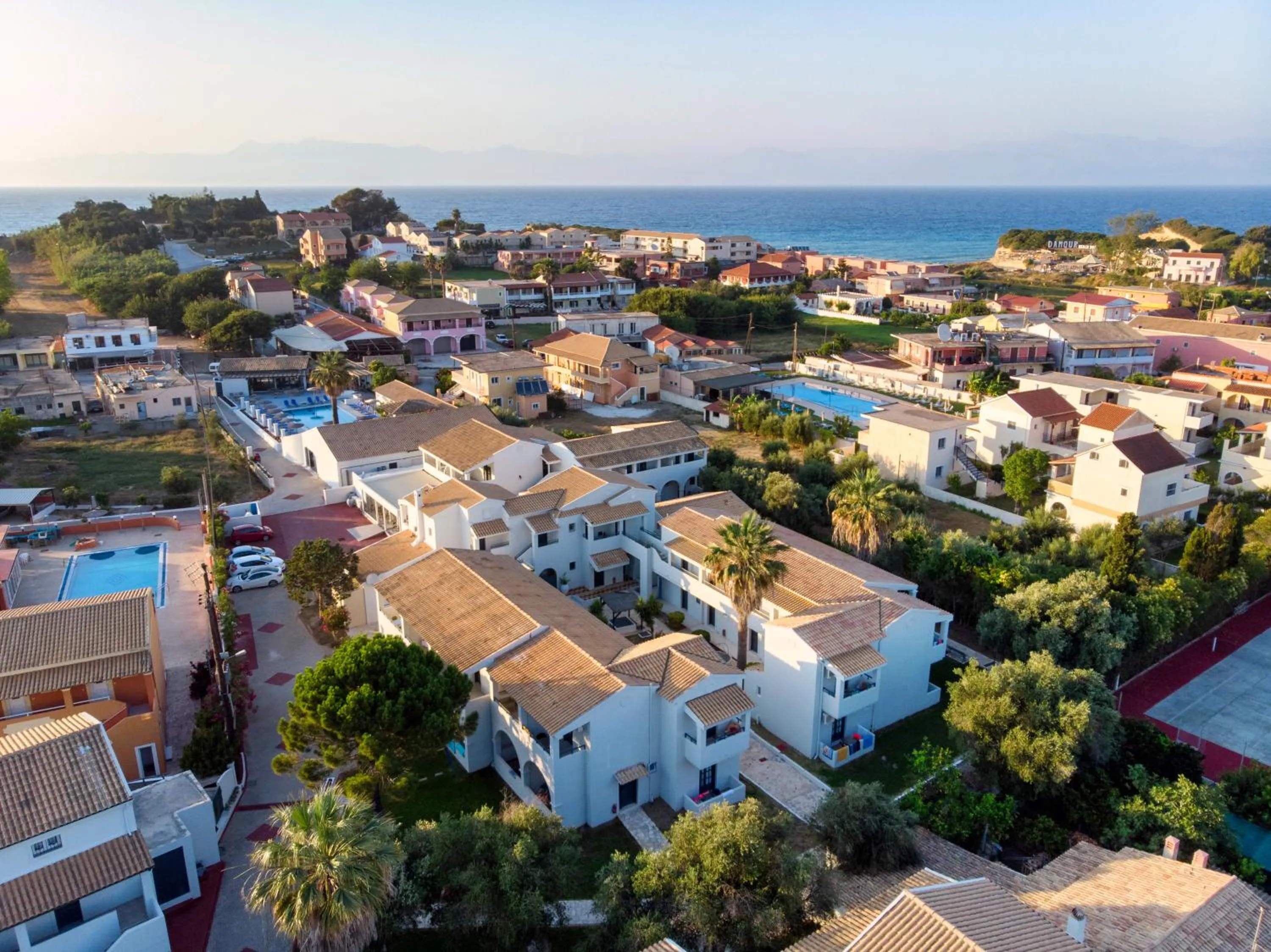 Bird's eye view in Corfu SunGate Hotel