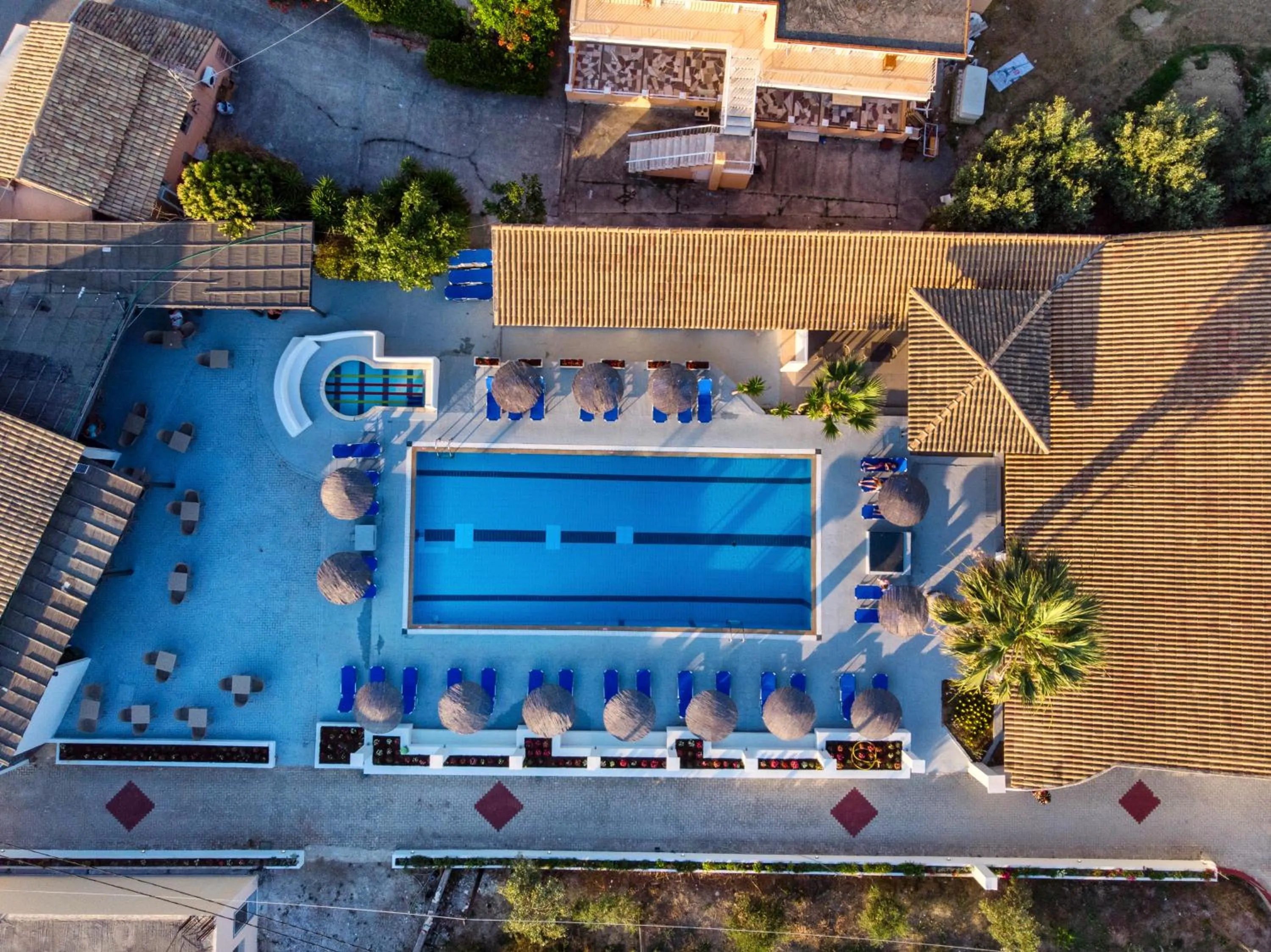 Bird's eye view in Corfu SunGate Hotel