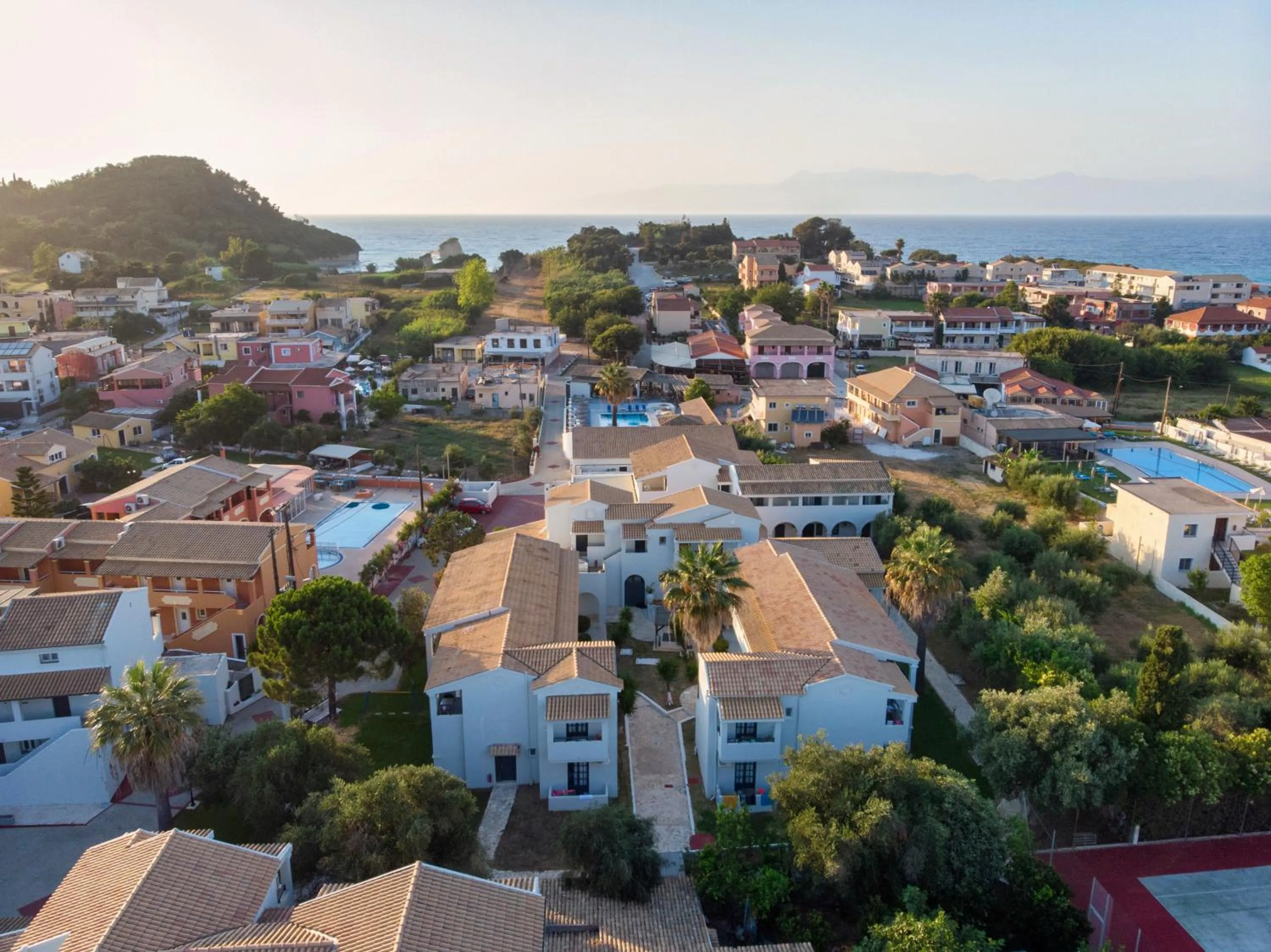 Bird's eye view in Corfu SunGate Hotel