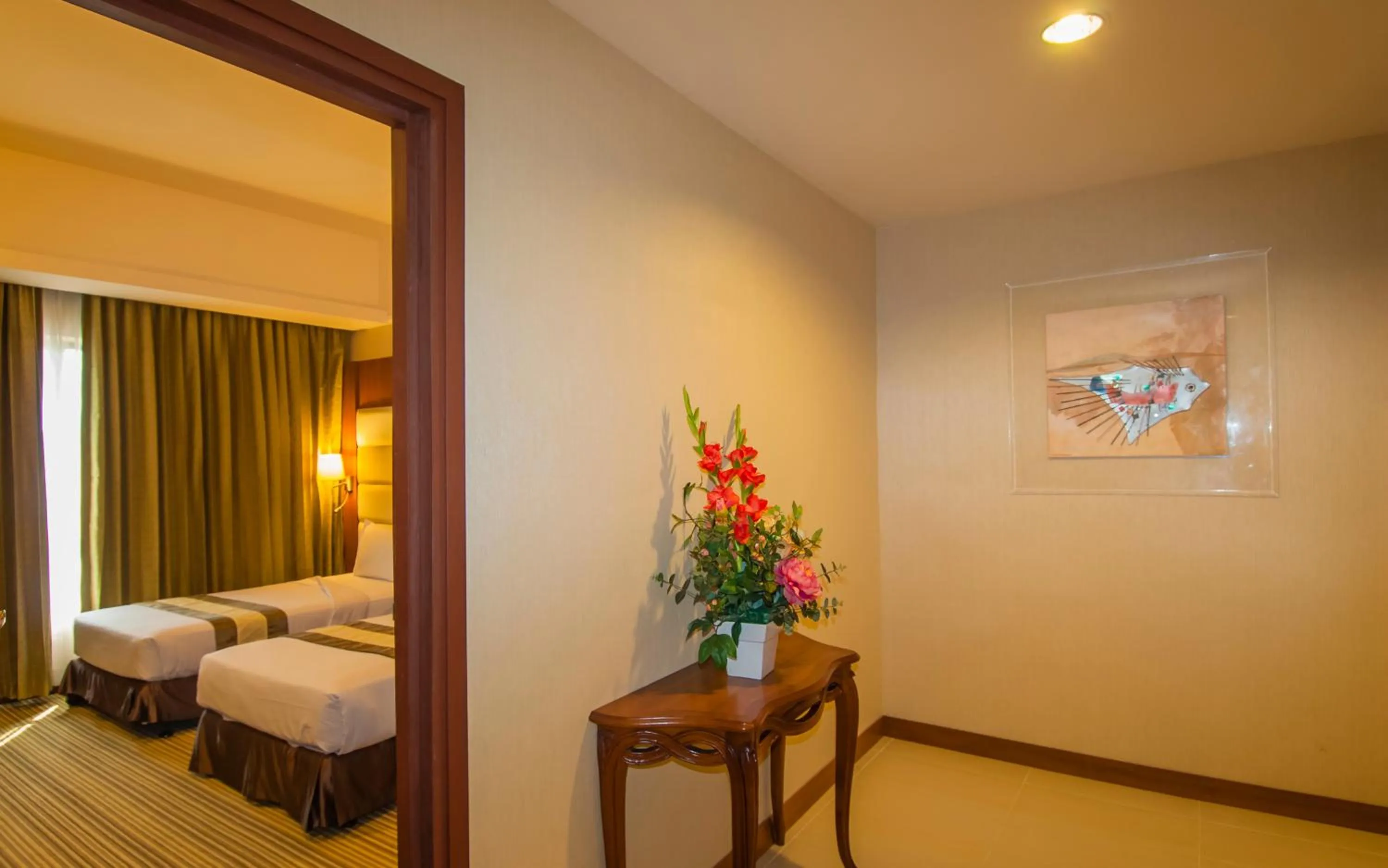 Bed in Pearl View Hotel Prai, Penang