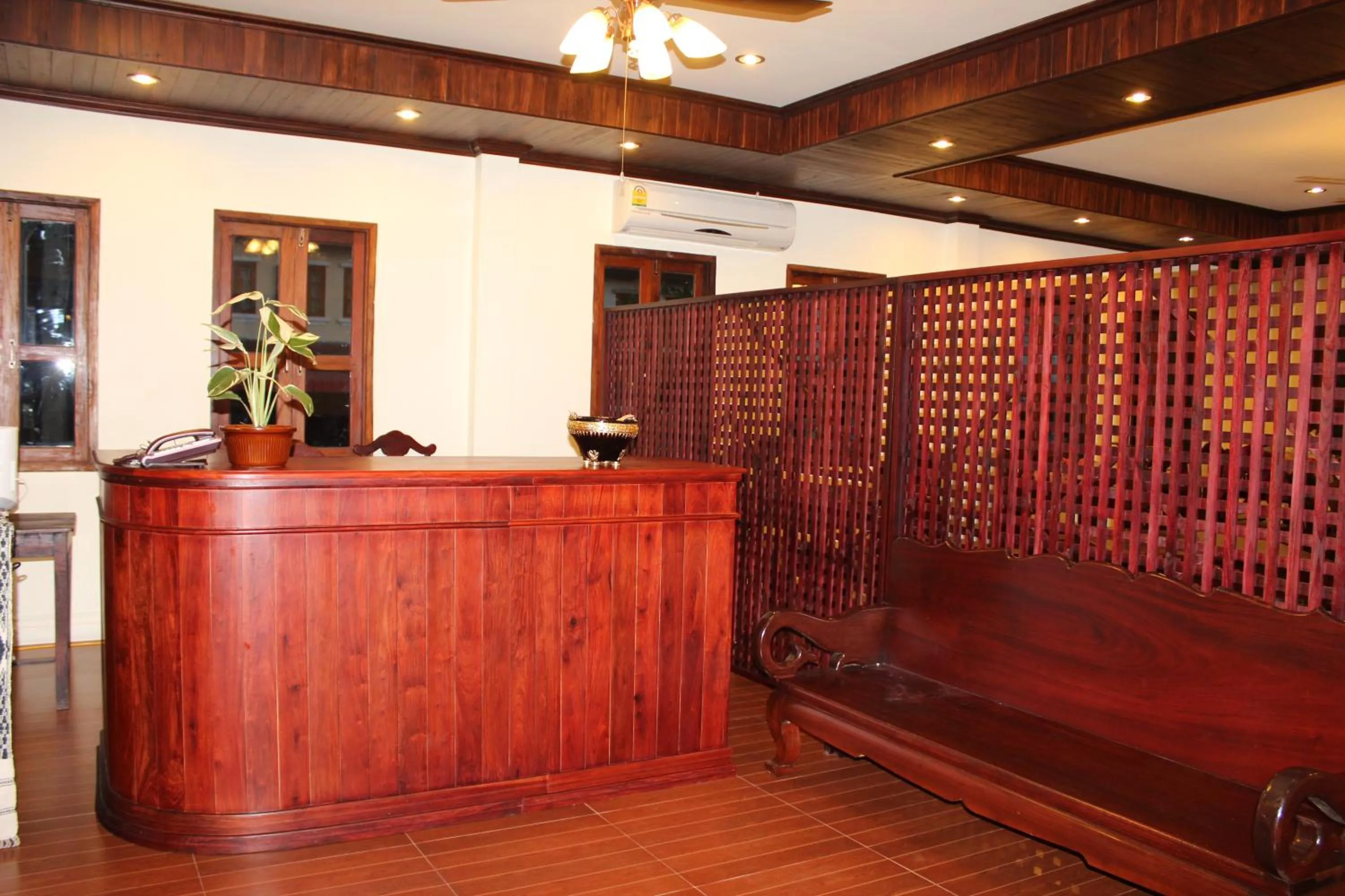 Lobby or reception in Luang Prabang Legend Hotel