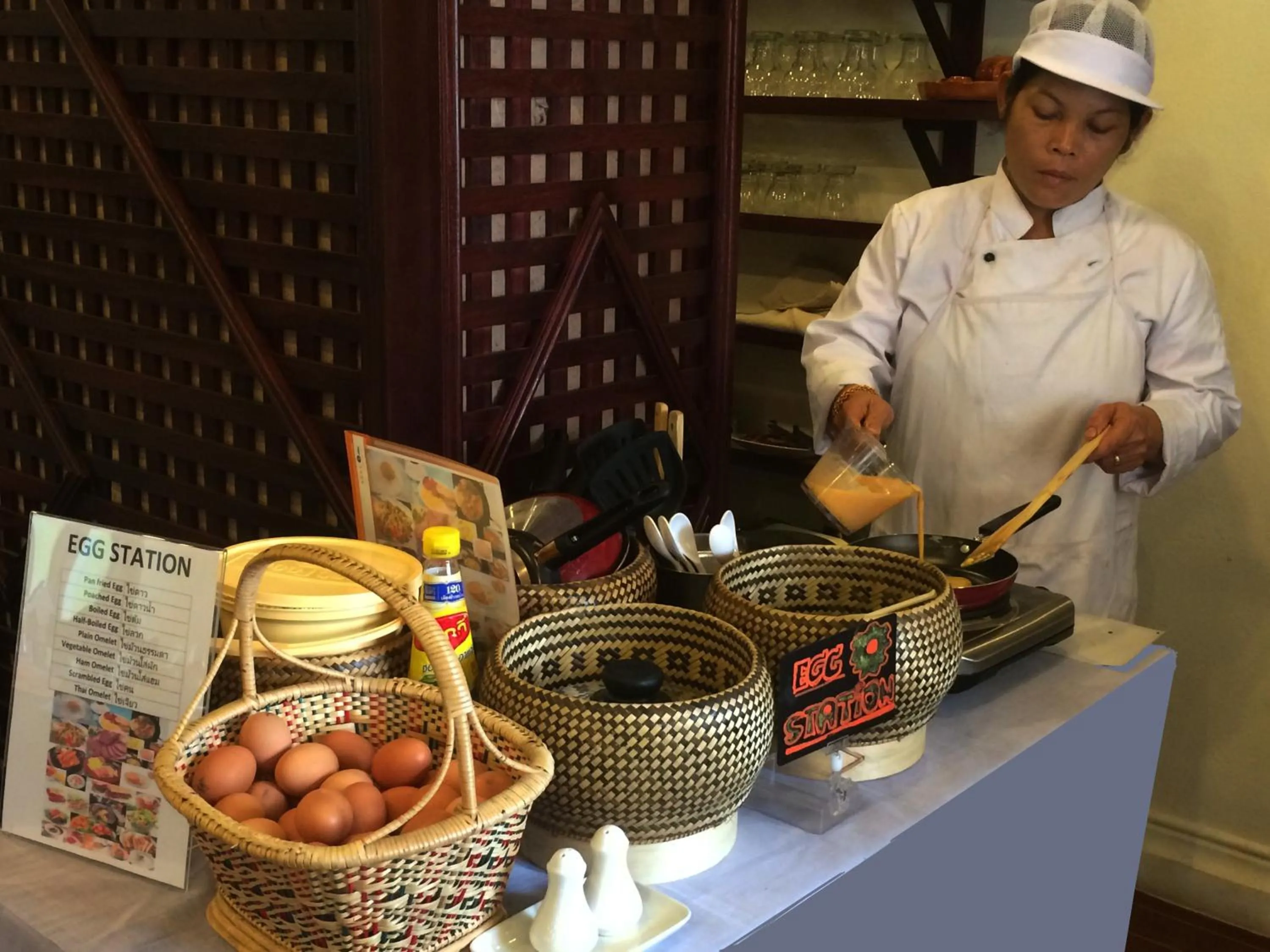Food in Luang Prabang Legend Hotel