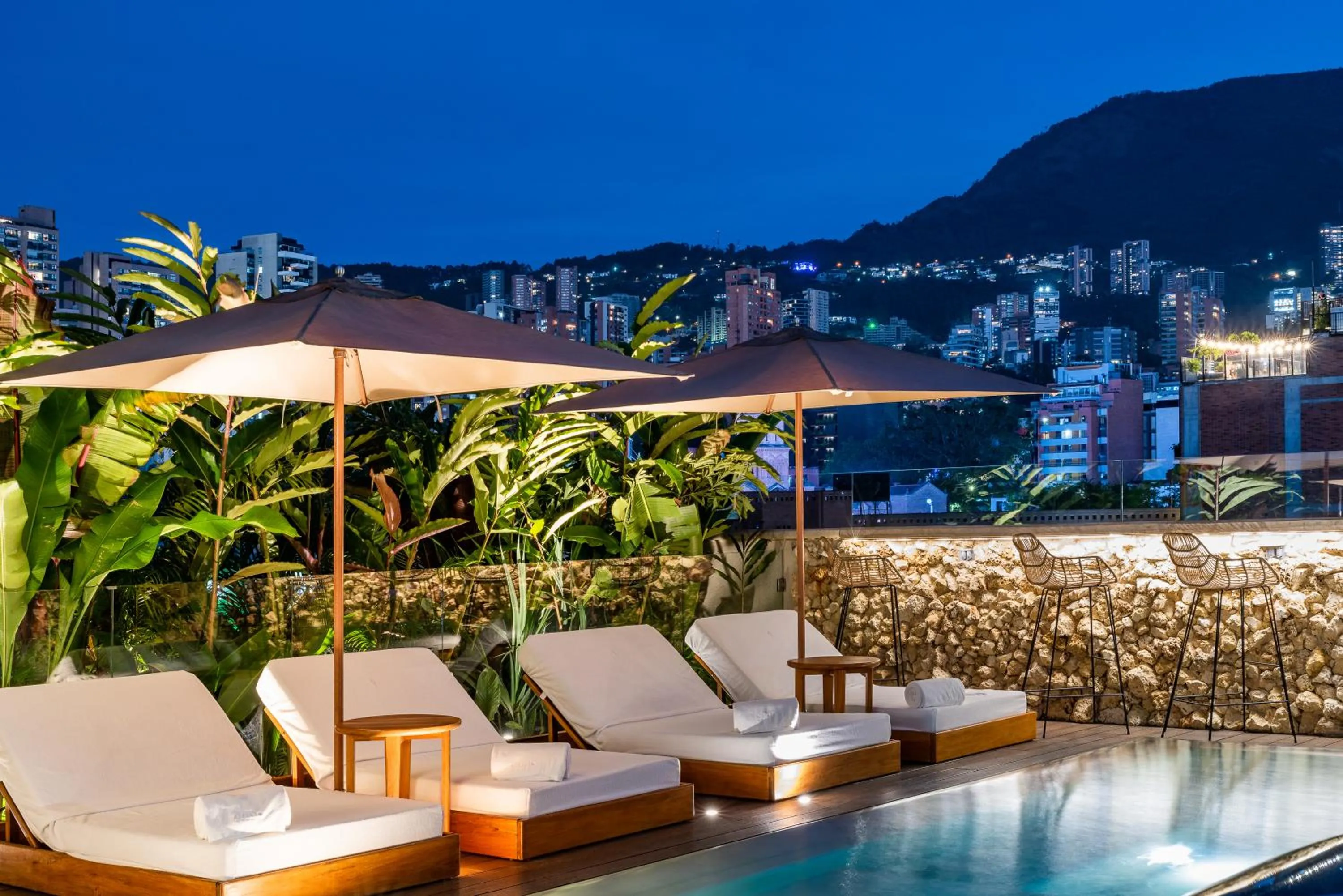 Swimming pool in Elcielo Hotel Luxury Medellin