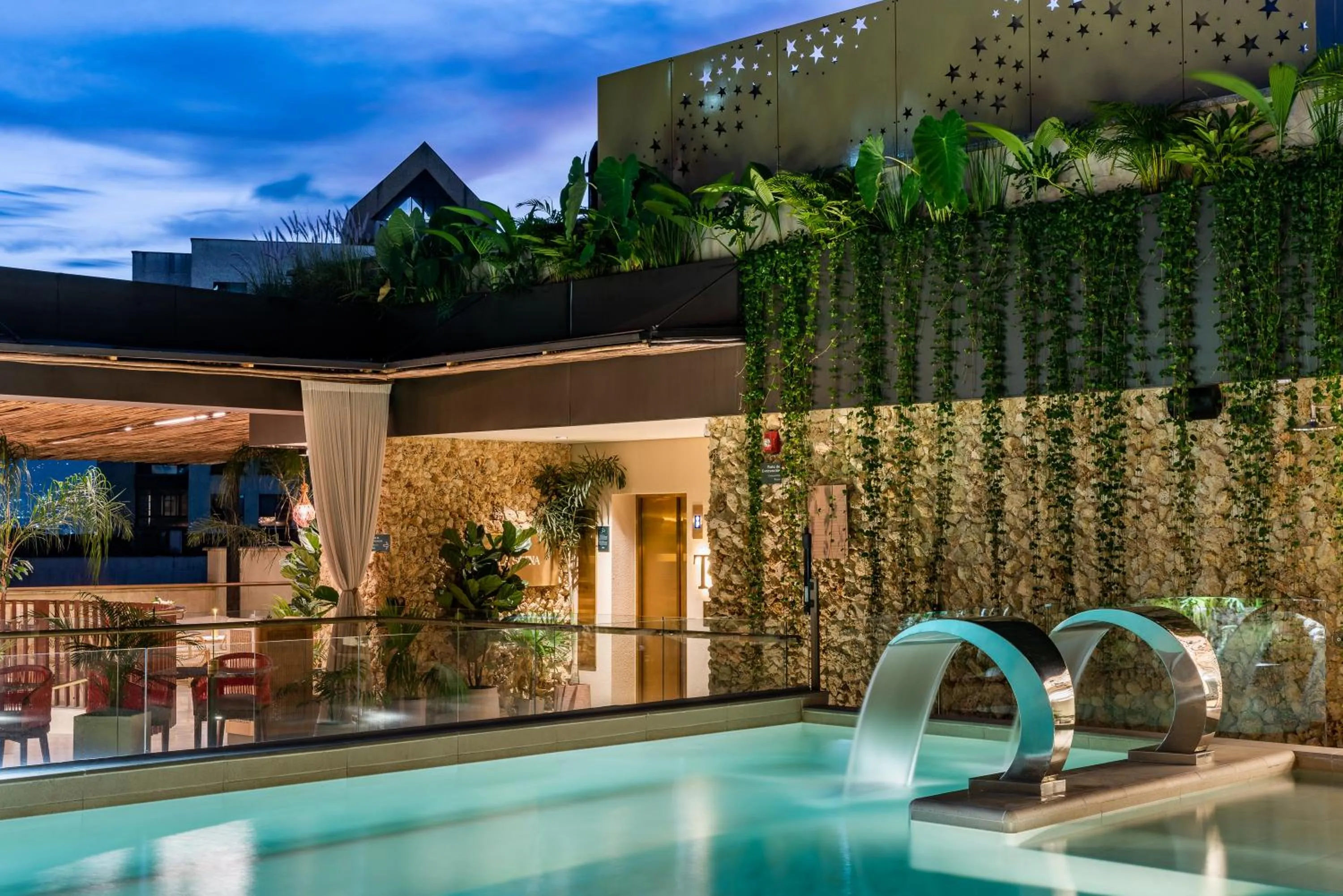 Swimming pool in Elcielo Hotel Luxury Medellin