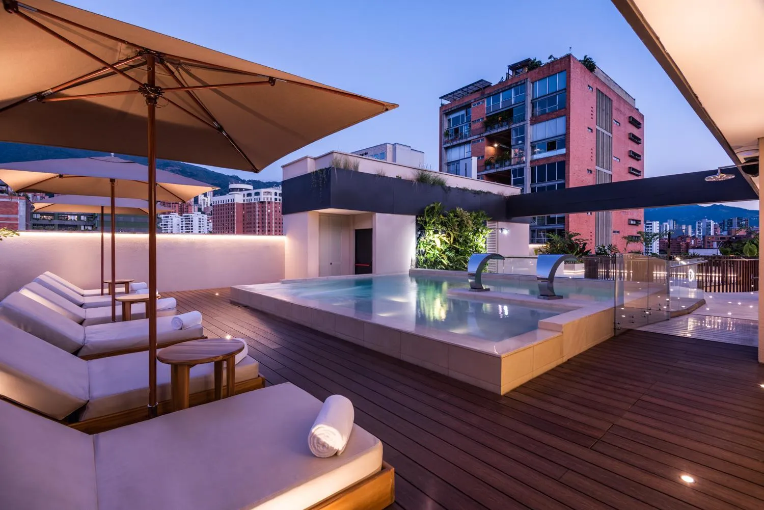 Swimming pool in Elcielo Hotel Luxury Medellin