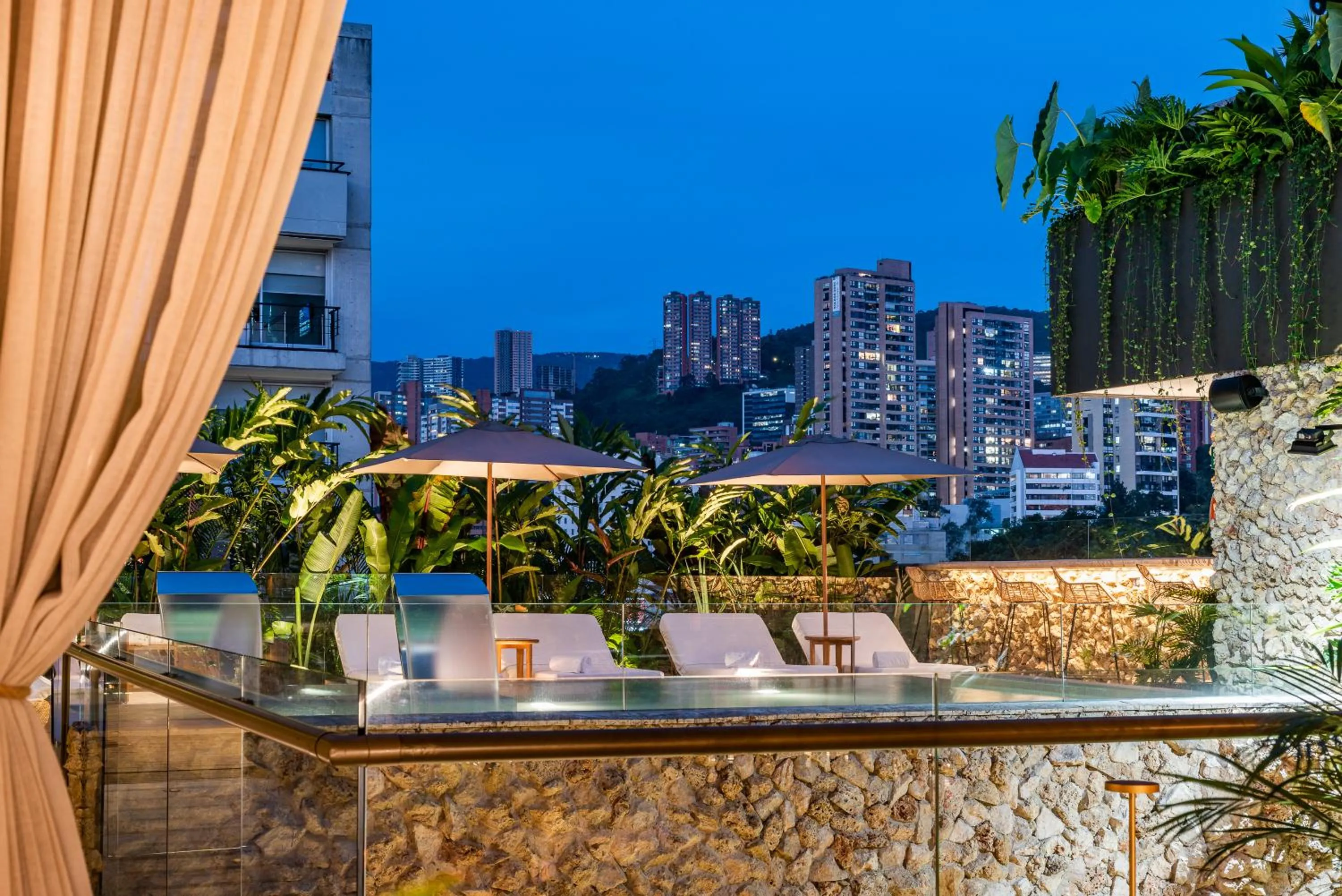 Swimming pool in Elcielo Hotel Luxury Medellin