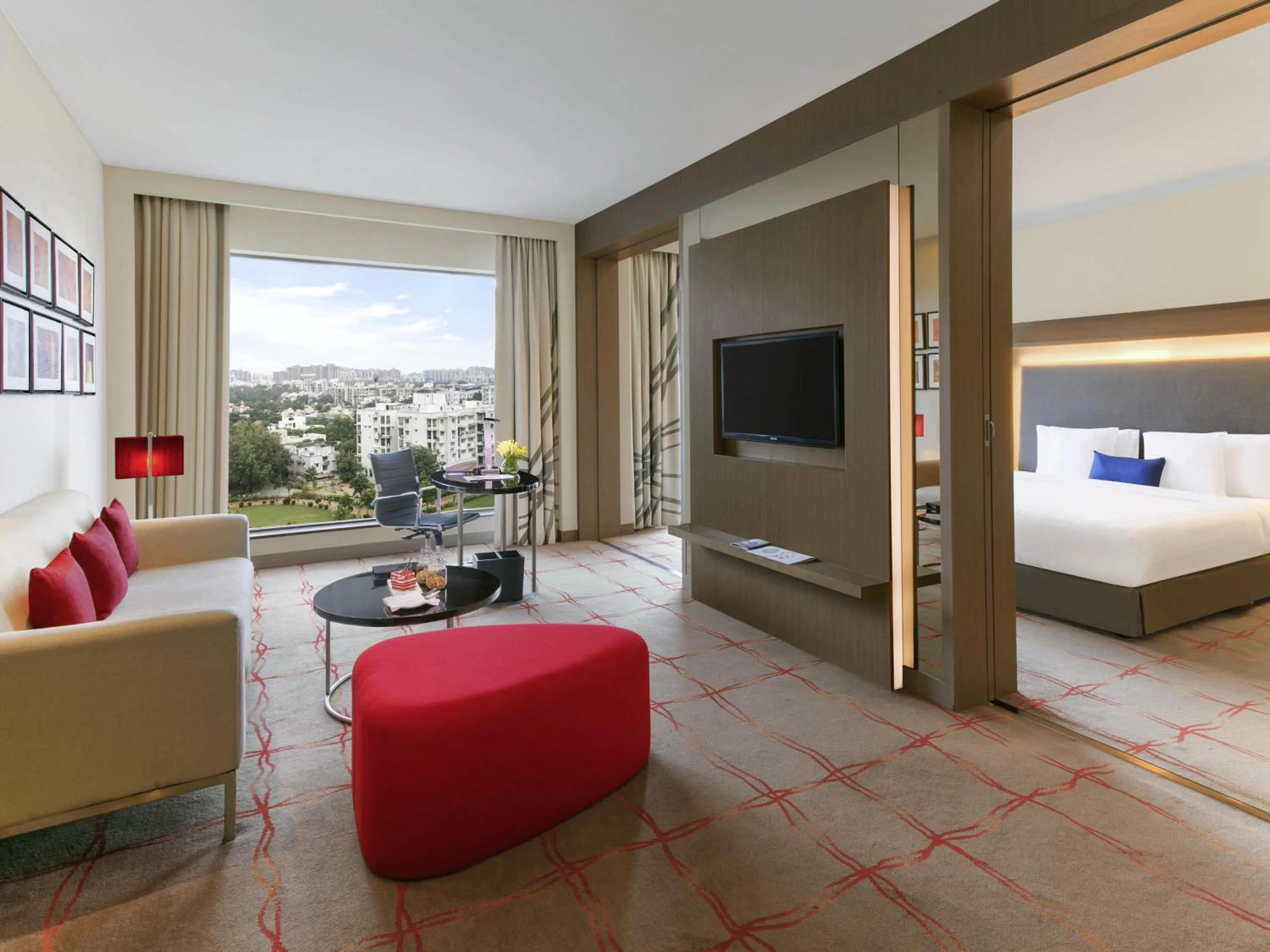 Bedroom, Bed in Novotel Ahmedabad