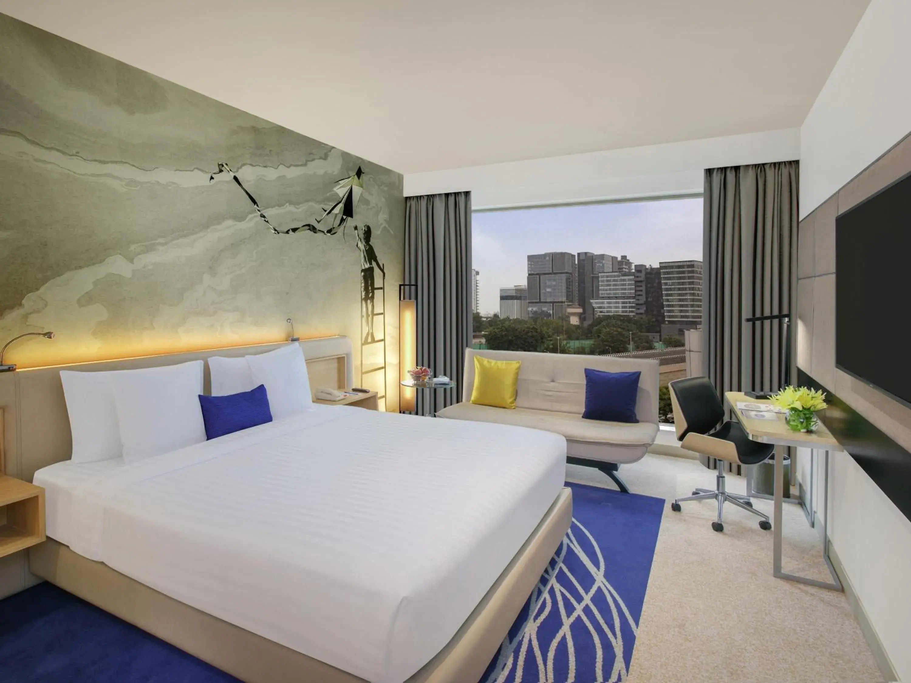 Premier King Room on Exclusive Floor with Premier Lounge Access in Novotel Ahmedabad Premier King Room on Exclusive Floor with Premier Lounge Access in Novotel Ahmedabad