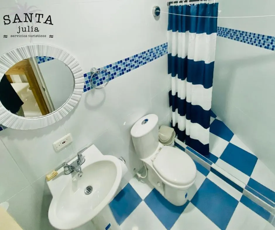 Bathroom in Alojamiento Santa Julia