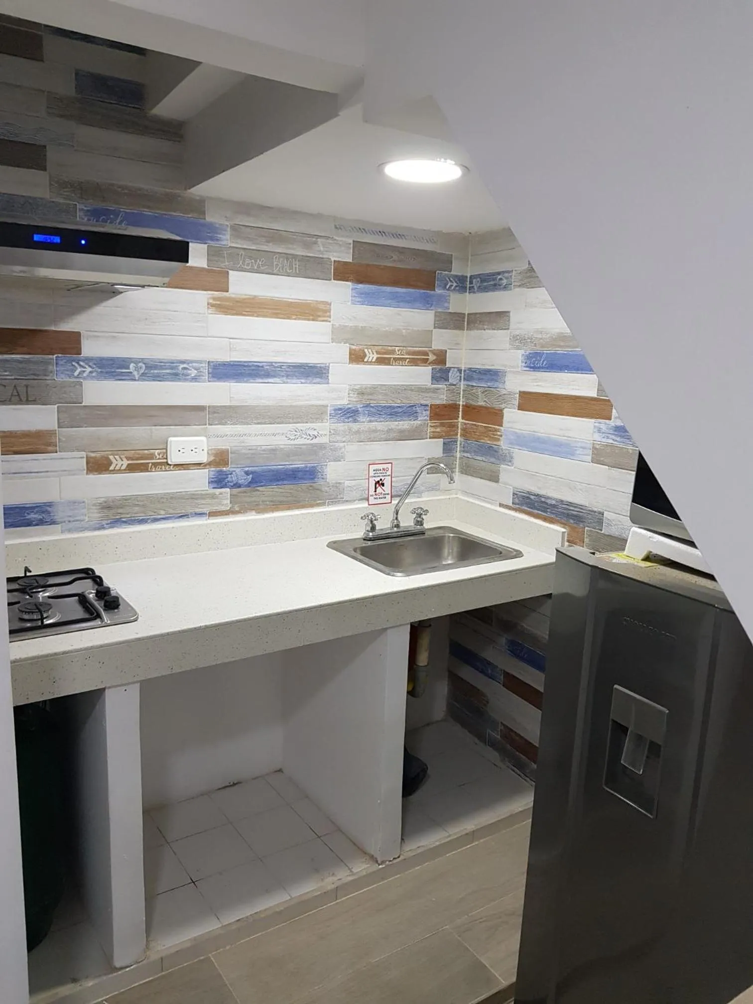 kitchen in Alojamiento Santa Julia